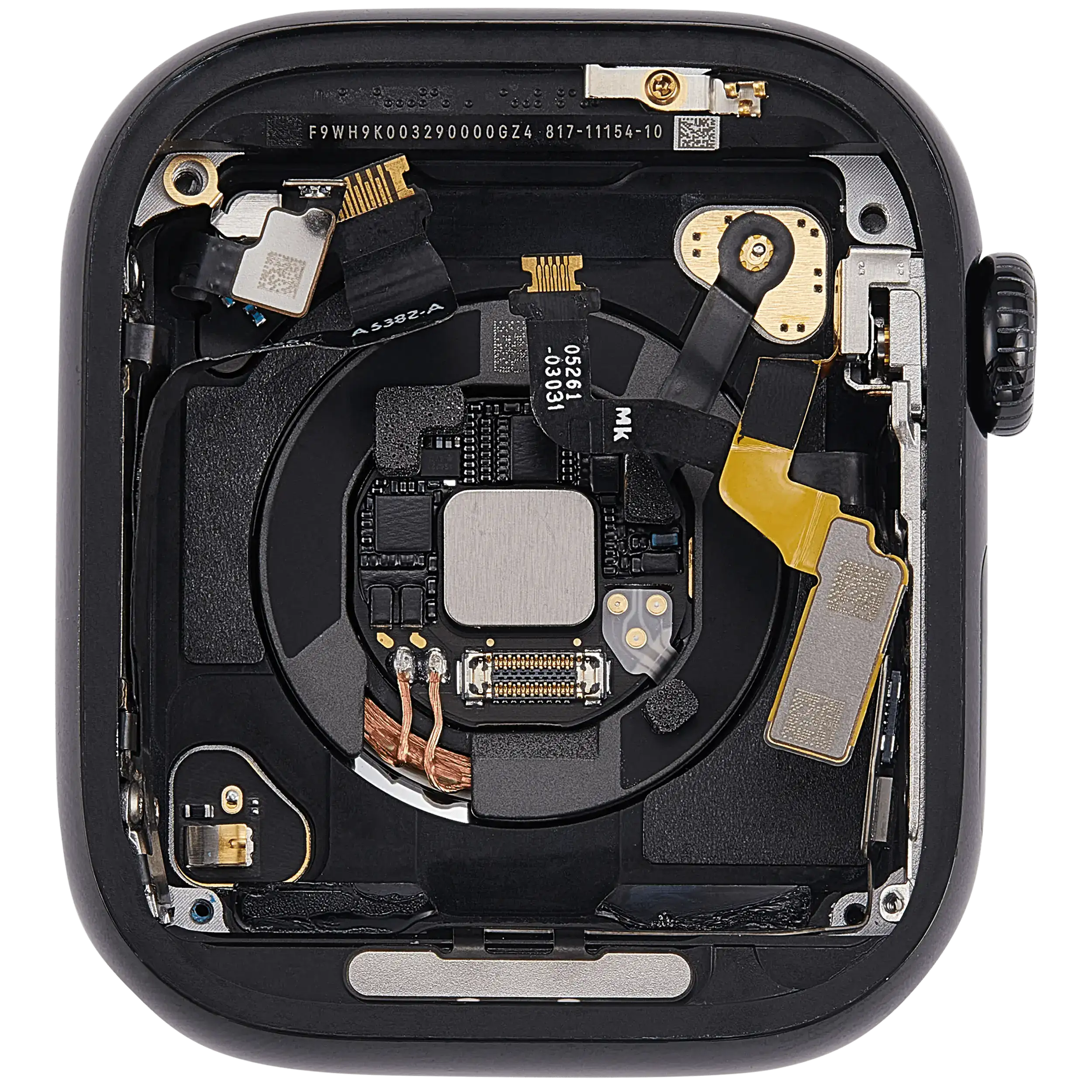 Gehäuse Baugruppe für Watch Series 10 (42MM) (ausgebautes Originalteil: Grade A) (Cellular Version) (Aluminium / Jet Black) – Bild 4