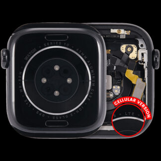 Gehäuse Baugruppe für Watch Series 10 (42MM) (ausgebautes Originalteil: Grade A) (Cellular Version) (Aluminium / Jet Black)