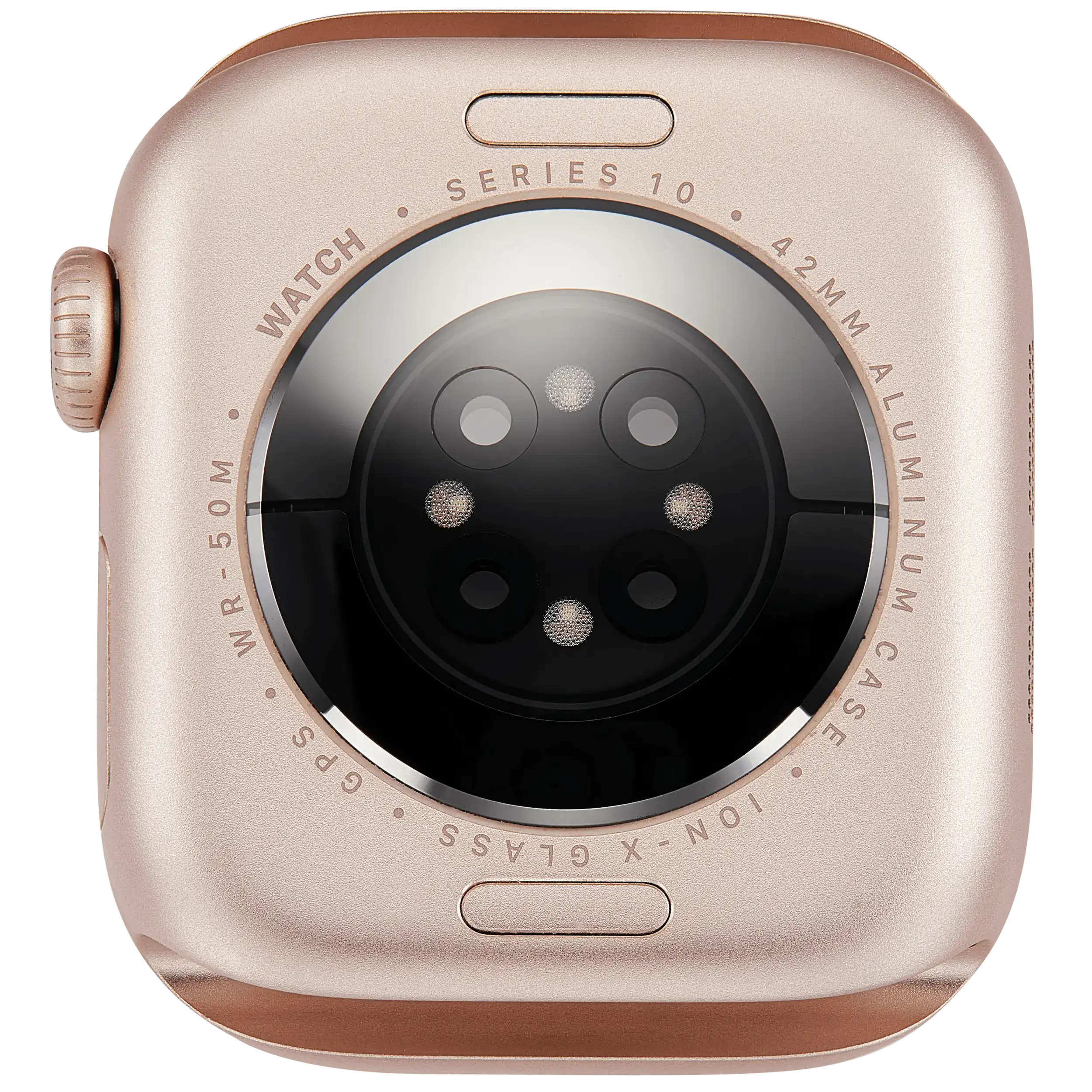 Gehäuse Baugruppe für Watch Series 10 (42MM) (ausgebautes Originalteil: Grade A) (GPS Version) (Aluminium / Rose Gold) – Bild 3