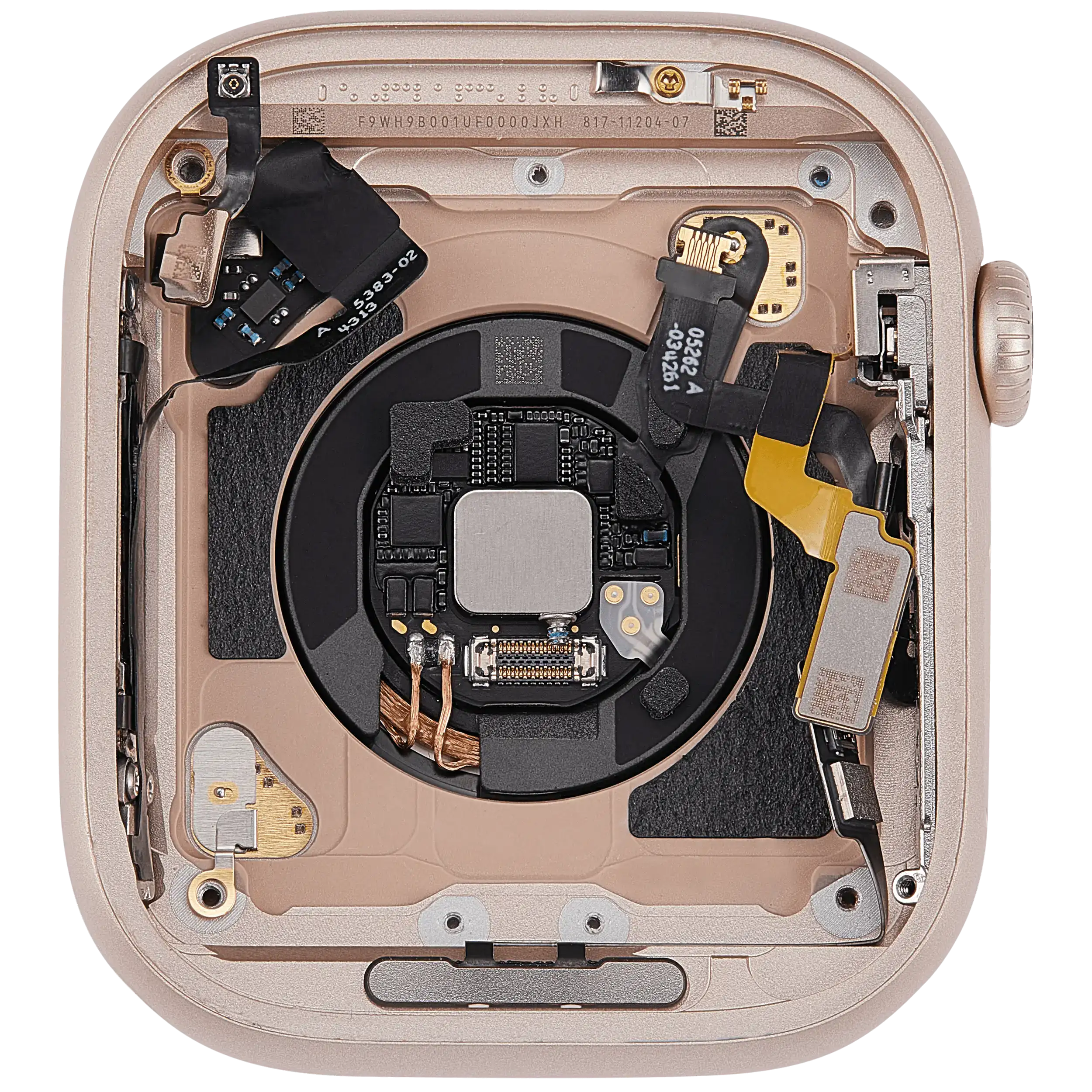 Gehäuse Baugruppe für Watch Series 10 (46MM) (ausgebautes Originalteil: Grade A) (Cellular Version) (Aluminium / Rose Gold) – Bild 4