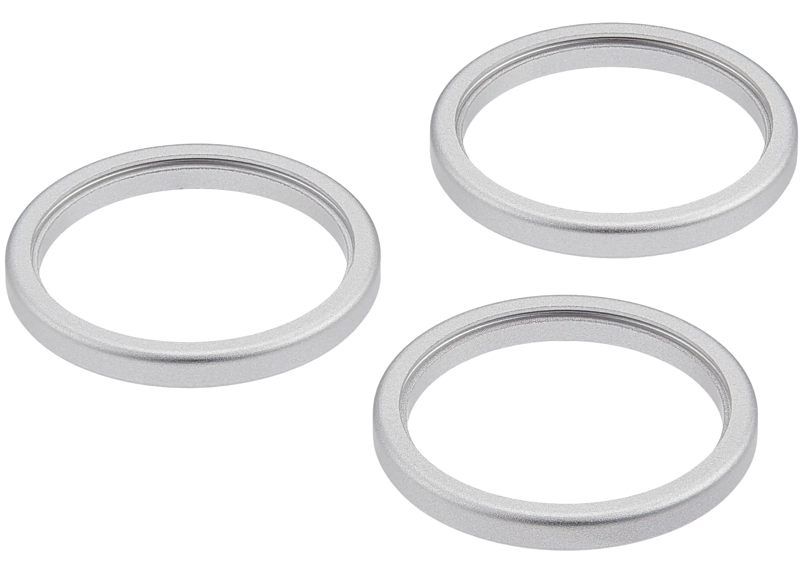 Rückkamera-Blendenring einzeln für iPhone 17 Pro / 17 Pro Max (Silver (Silber)) (3-teiliges Set) – Bild 3