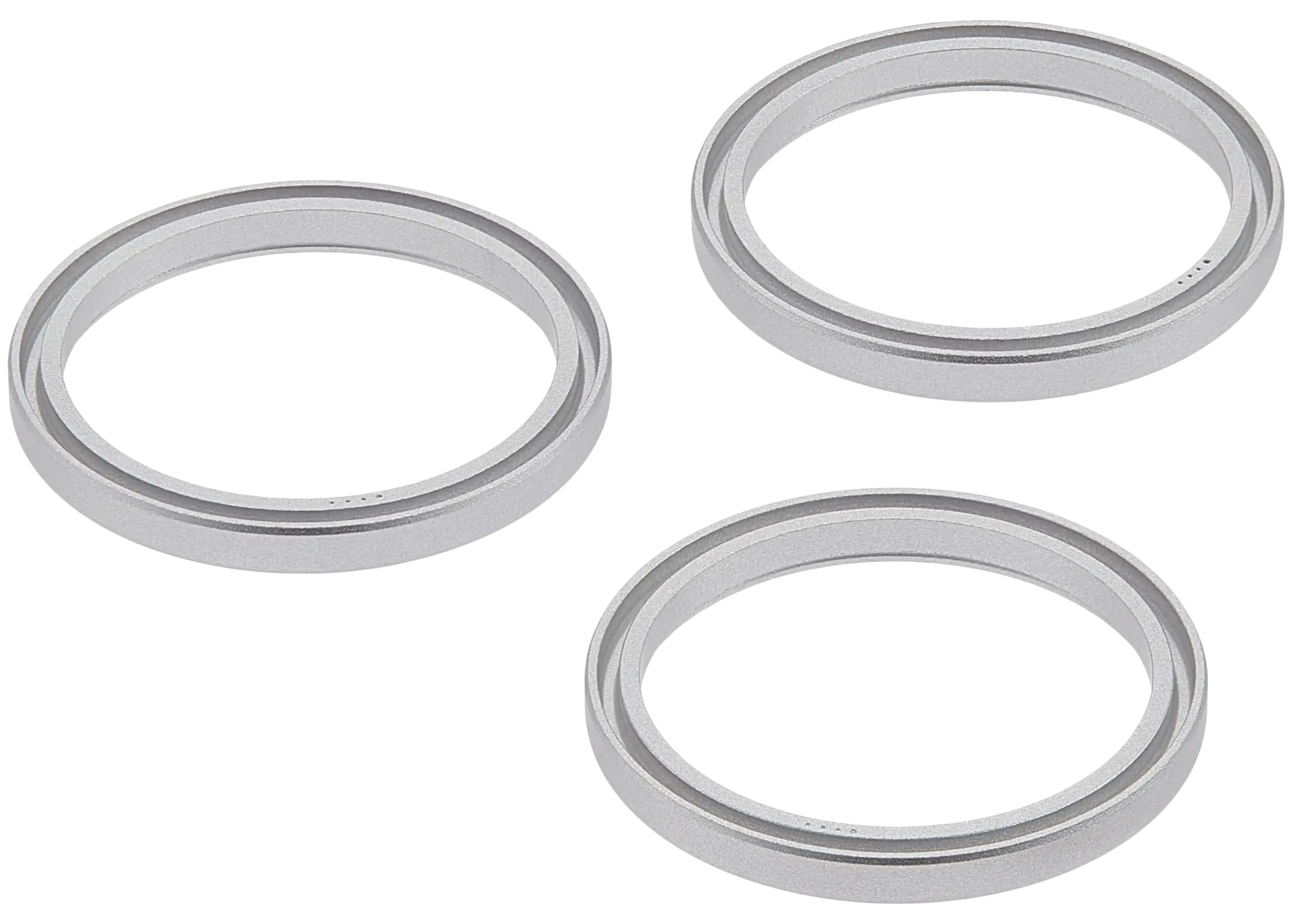 Rückkamera-Blendenring einzeln für iPhone 17 Pro / 17 Pro Max (Silver (Silber)) (3-teiliges Set) – Bild 4