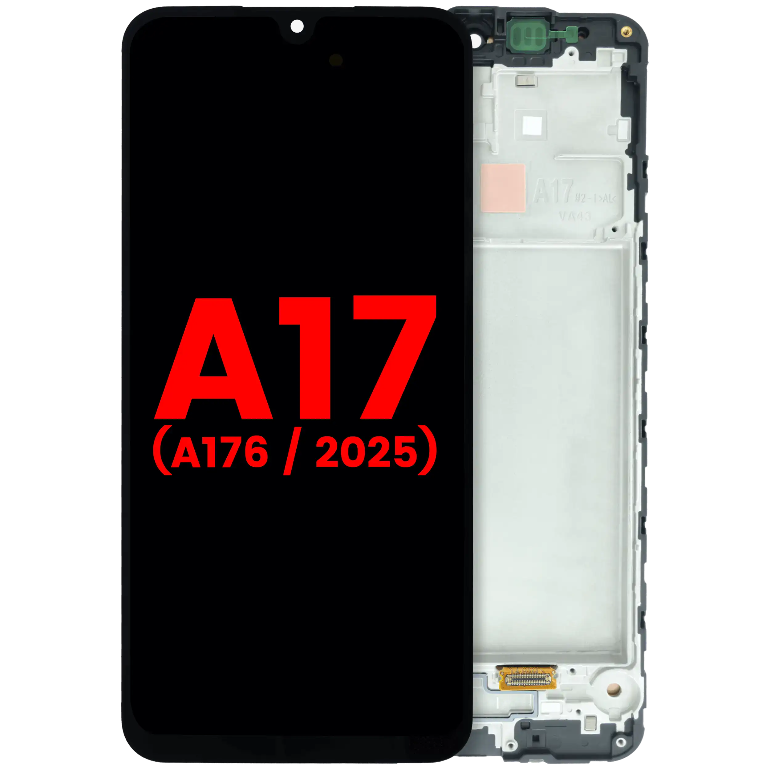 OLED Display mit Rahmen für Samsung Galaxy A17 5G (A176 / 2025) (Service Pack) – Bild 4