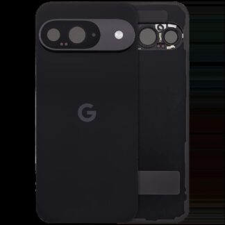 Rückdeckelglas mit Kameraglas für Google Pixel 9 (ausgebautes Originalteil: Grade A) (Obsidian)