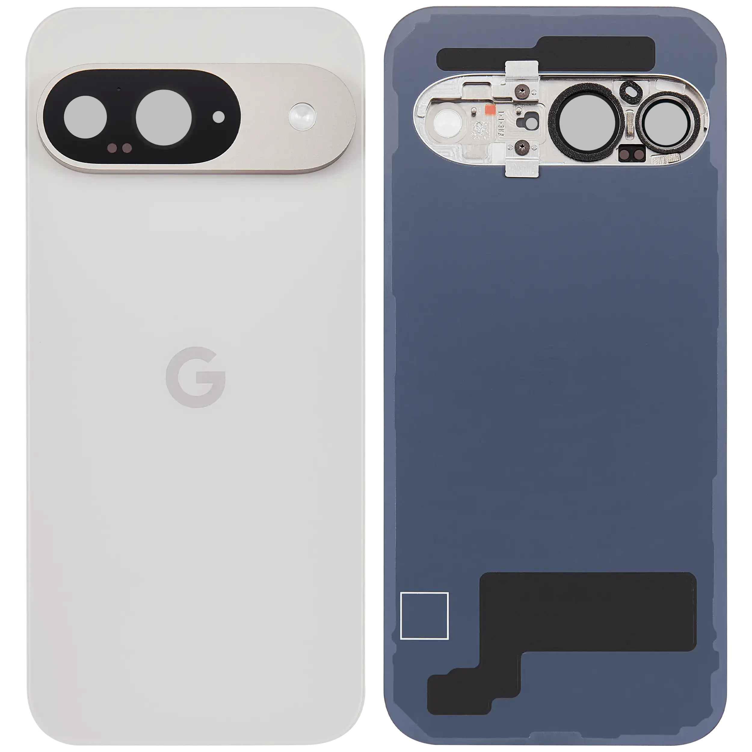 Rückdeckelglas mit Kameraglas für Google Pixel 9 (ausgebautes Originalteil: Grade A) (Porcelain) – Bild 2