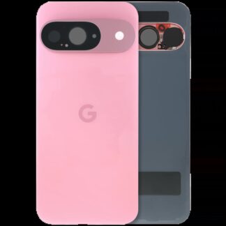 Rückdeckelglas mit Kameraglas für Google Pixel 9 (ausgebautes Originalteil: Grade A) (Peony)