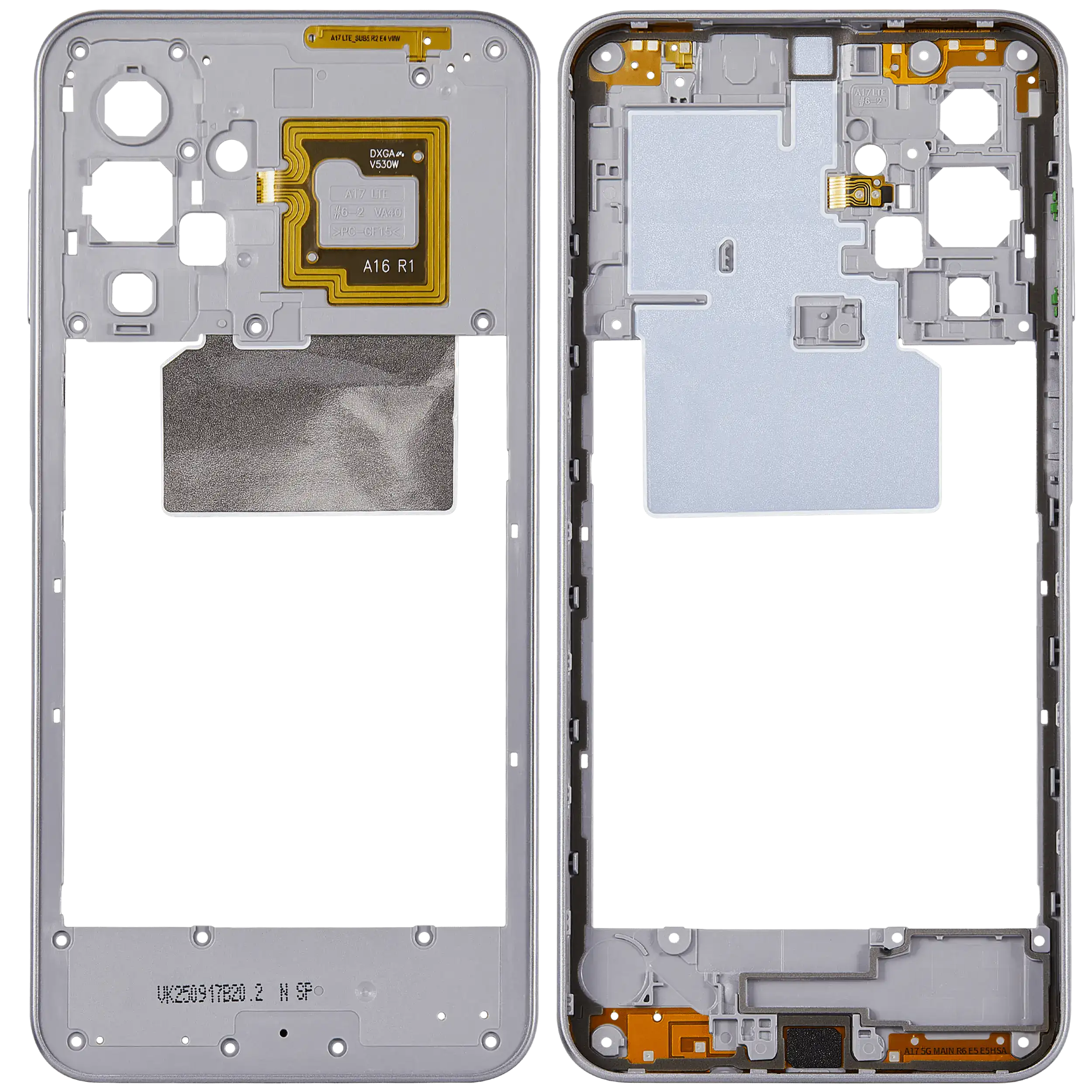 Mittelrahmen für Samsung Galaxy A17 4G (A175 / 2025) (Gray (Grau)) – Bild 2