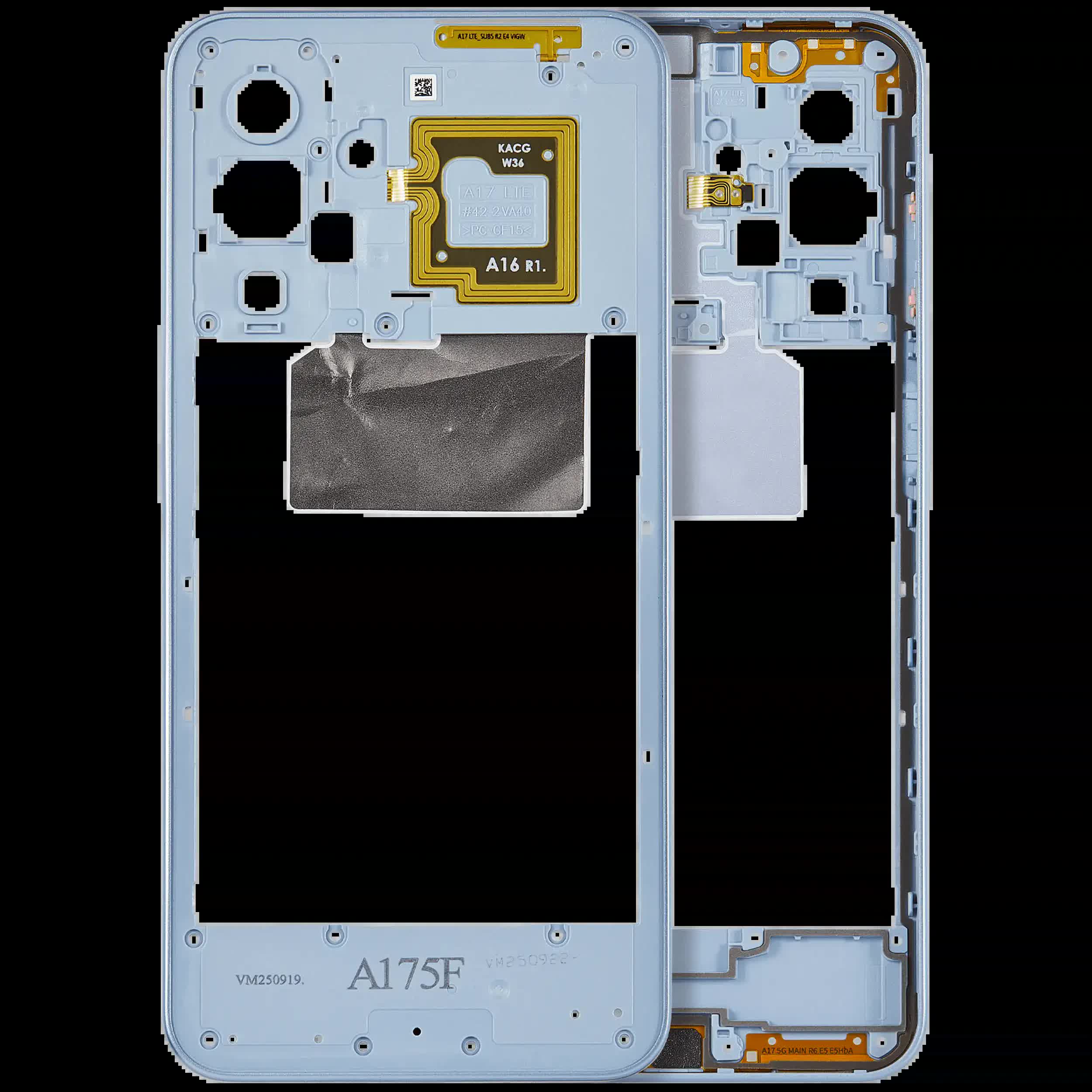 Mittelrahmen für Samsung Galaxy A17 4G (A175 / 2025) (Light blue)