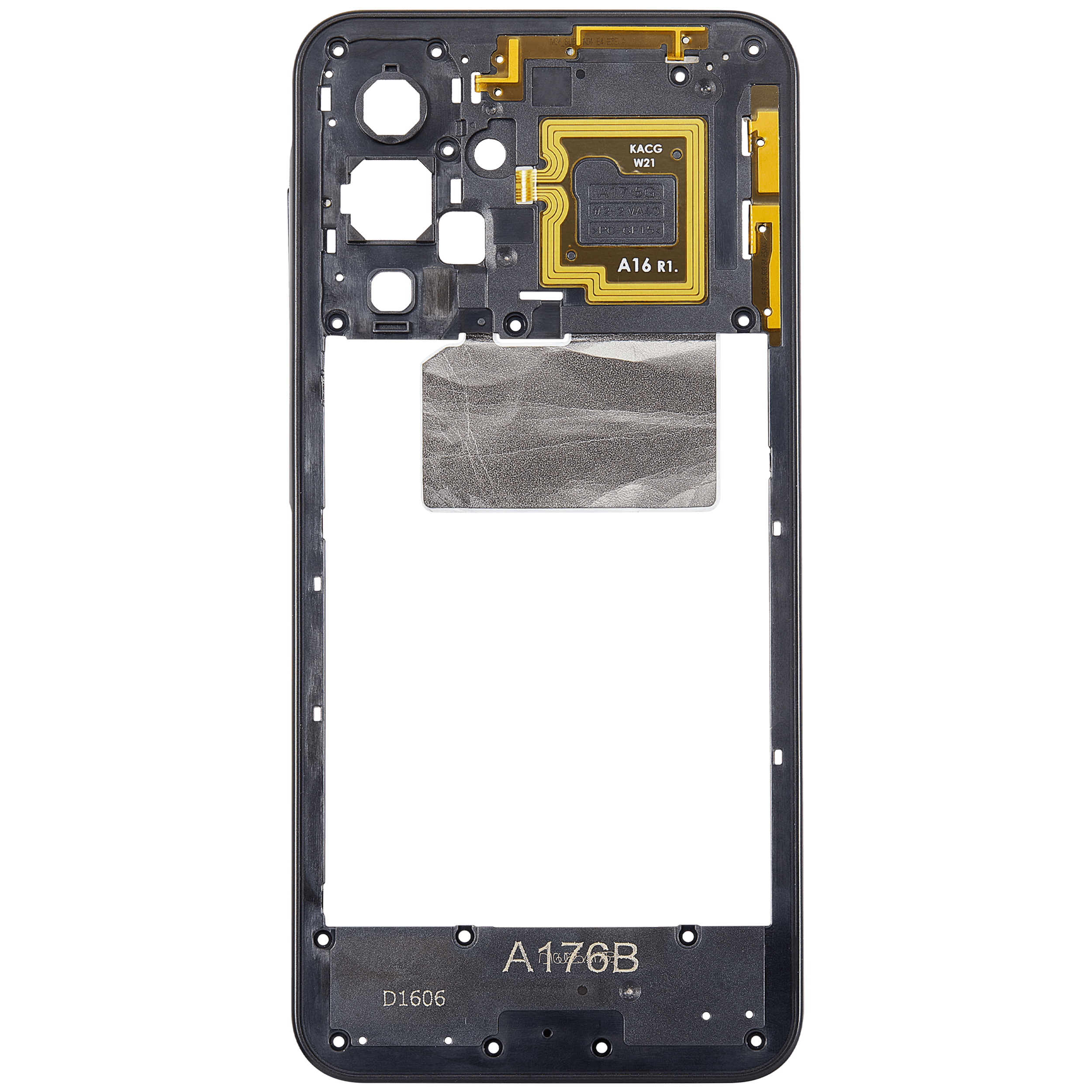 Mittelrahmen für Samsung Galaxy A17 5G (A176 / 2025) (Black (Schwarz)) – Bild 3