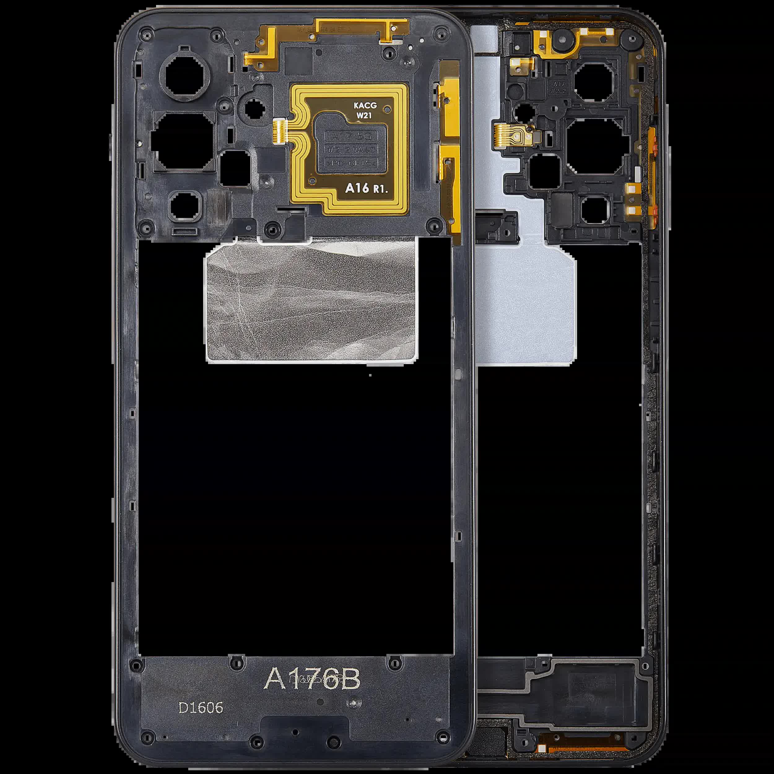 Mittelrahmen für Samsung Galaxy A17 5G (A176 / 2025) (Black (Schwarz))