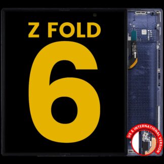 Inner OLED Display mit Rahmen für Samsung Galaxy Z Fold 6 5G (US & International) (professionell aufgearbeitet) (Navy)