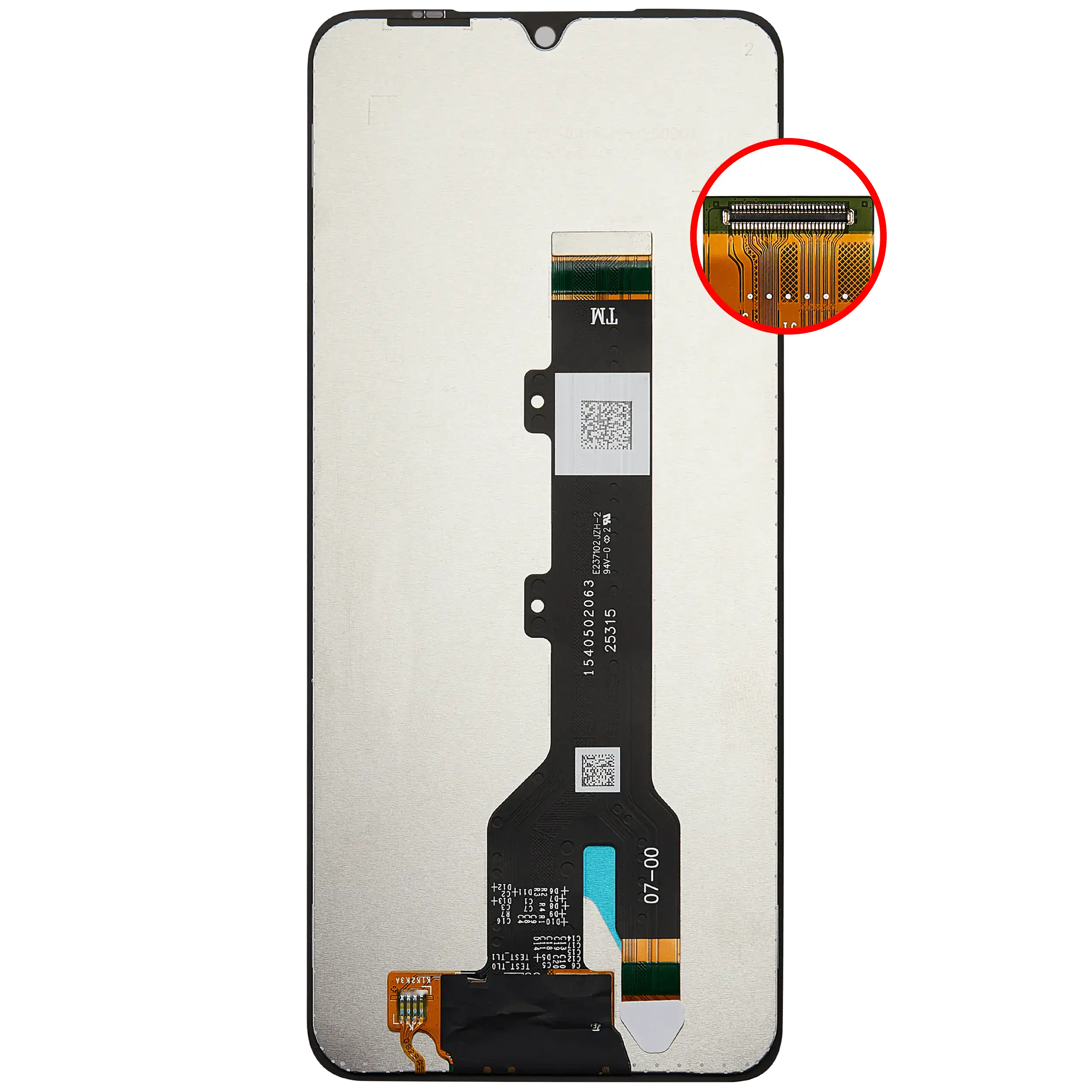 LCD Display ohne Rahmen für Motorola Moto G06 (XT2535-1 /2025) / G06 Power (XT2535-10 /2025) (professionell aufgearbeitet) – Bild 4