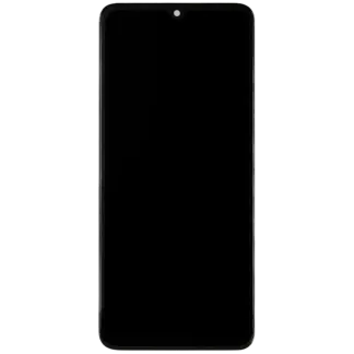 LCD Display mit Rahmen für Motorola Moto G06 (XT2535-1 /2025) / G06 Power (XT2535-10 /2025) (professionell aufgearbeitet)