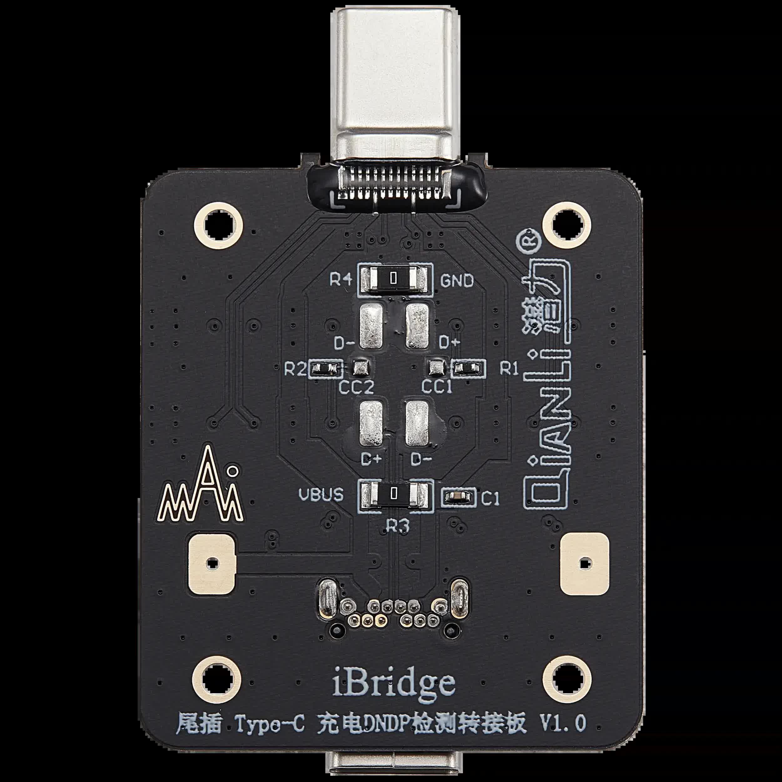 iBridge Tail Plug Type-C Lightning Port Charging DNDP Detection Epitaxial Platine (Qianli)