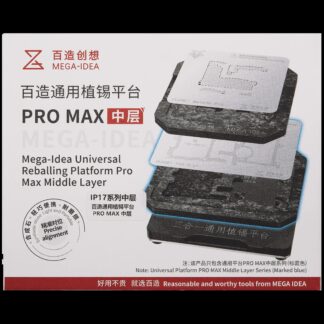 Mega-Idea Universal Middle Rahmen Reballing Plattform iPhone 17 Series (Qianli)