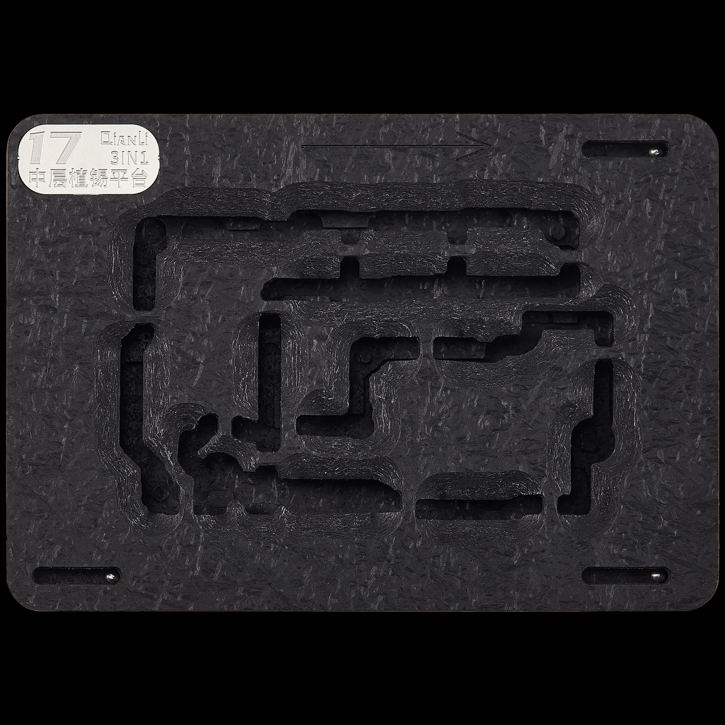 3in1 Middle Rahmen Reballing Plattform für iPhone 17 / 17 Pro / 17 Pro Max (Qianli)