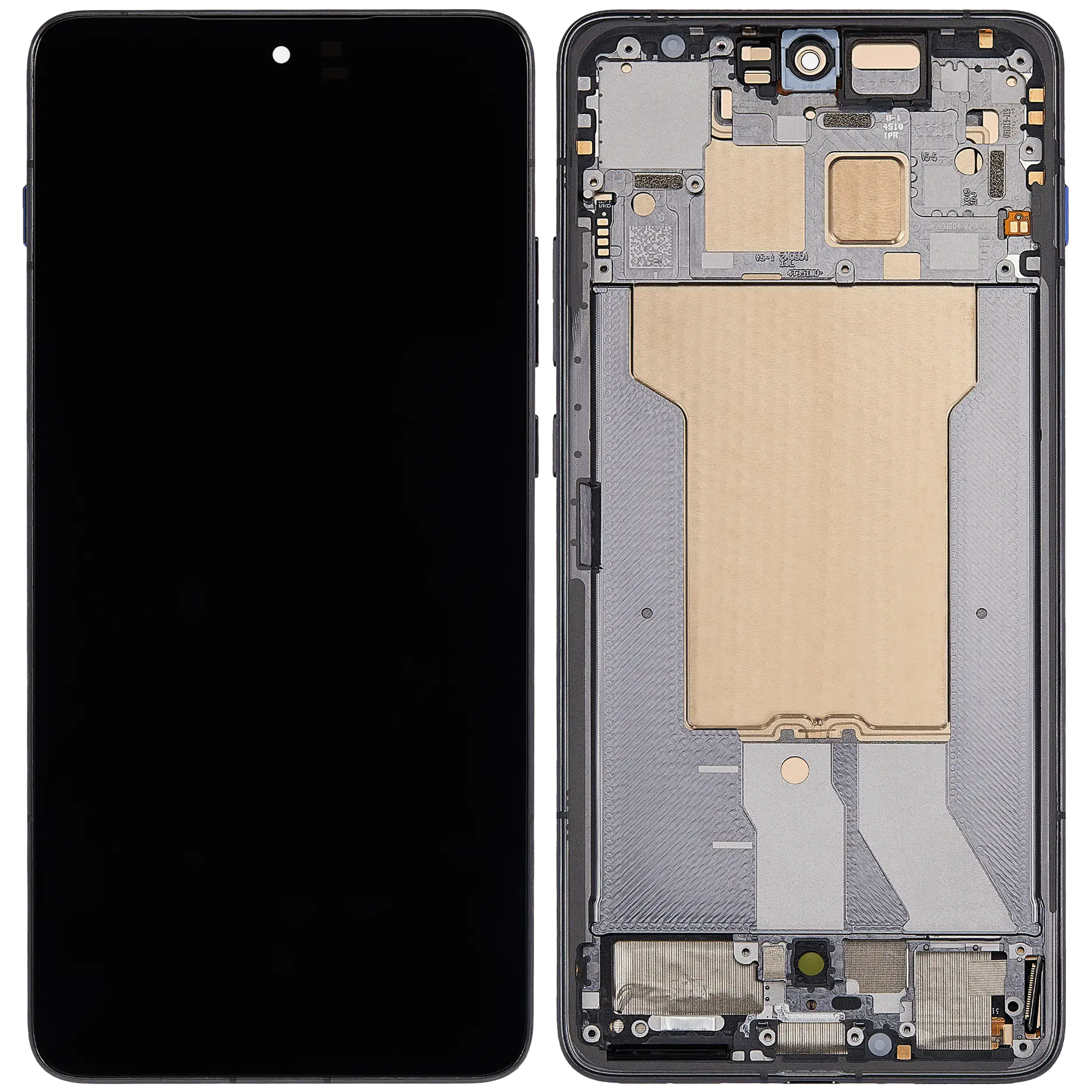 OLED Display mit Rahmen für Motorola Edge 70 ( XT2601 / 2025)(professionell aufgearbeitet) (Gadget Gray) – Bild 2