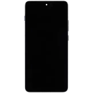 OLED Display mit Rahmen für Motorola Edge 70 ( XT2601 / 2025)(professionell aufgearbeitet) (Gadget Gray)