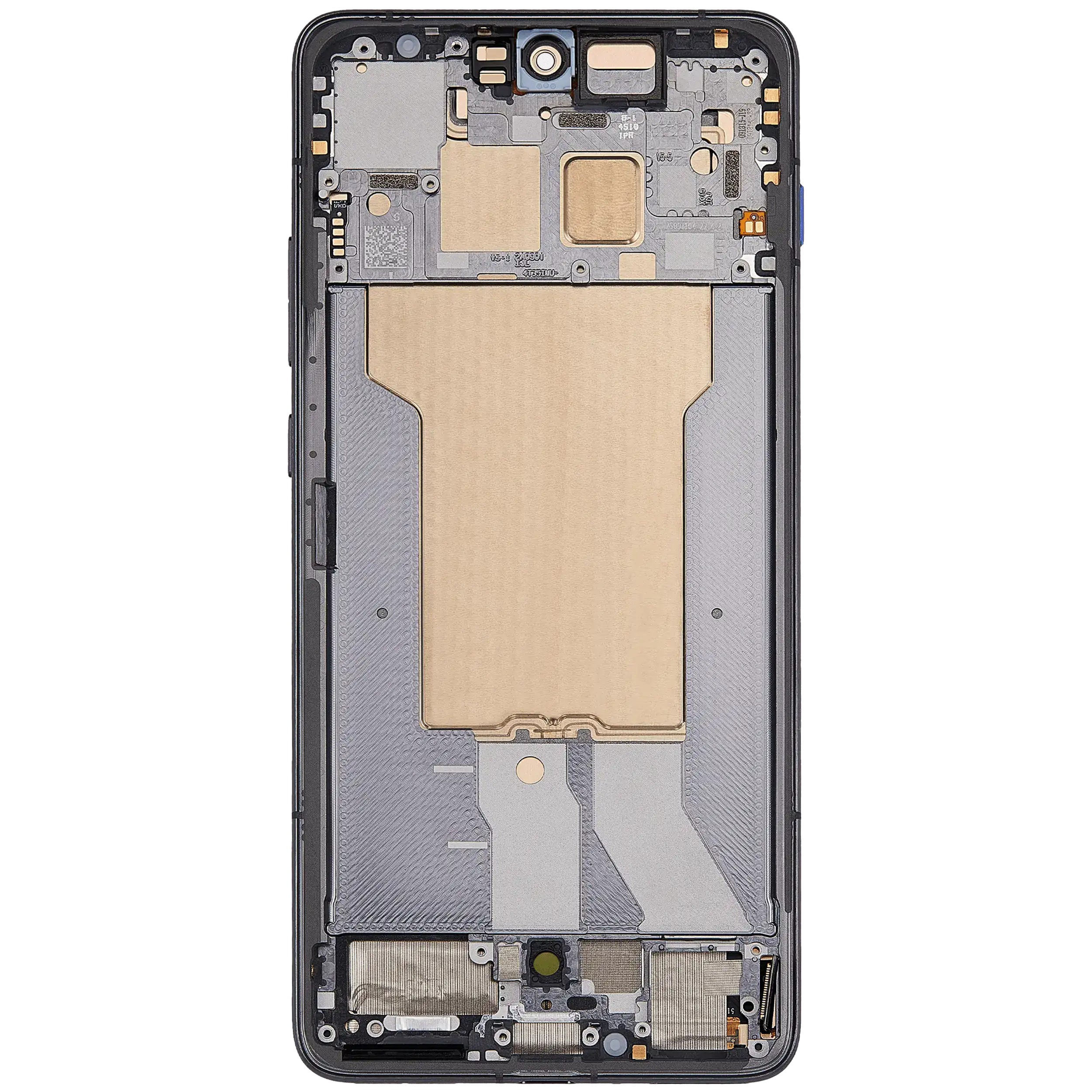 OLED Display mit Rahmen für Motorola Edge 70 ( XT2601 / 2025)(professionell aufgearbeitet) (Gadget Gray) – Bild 4