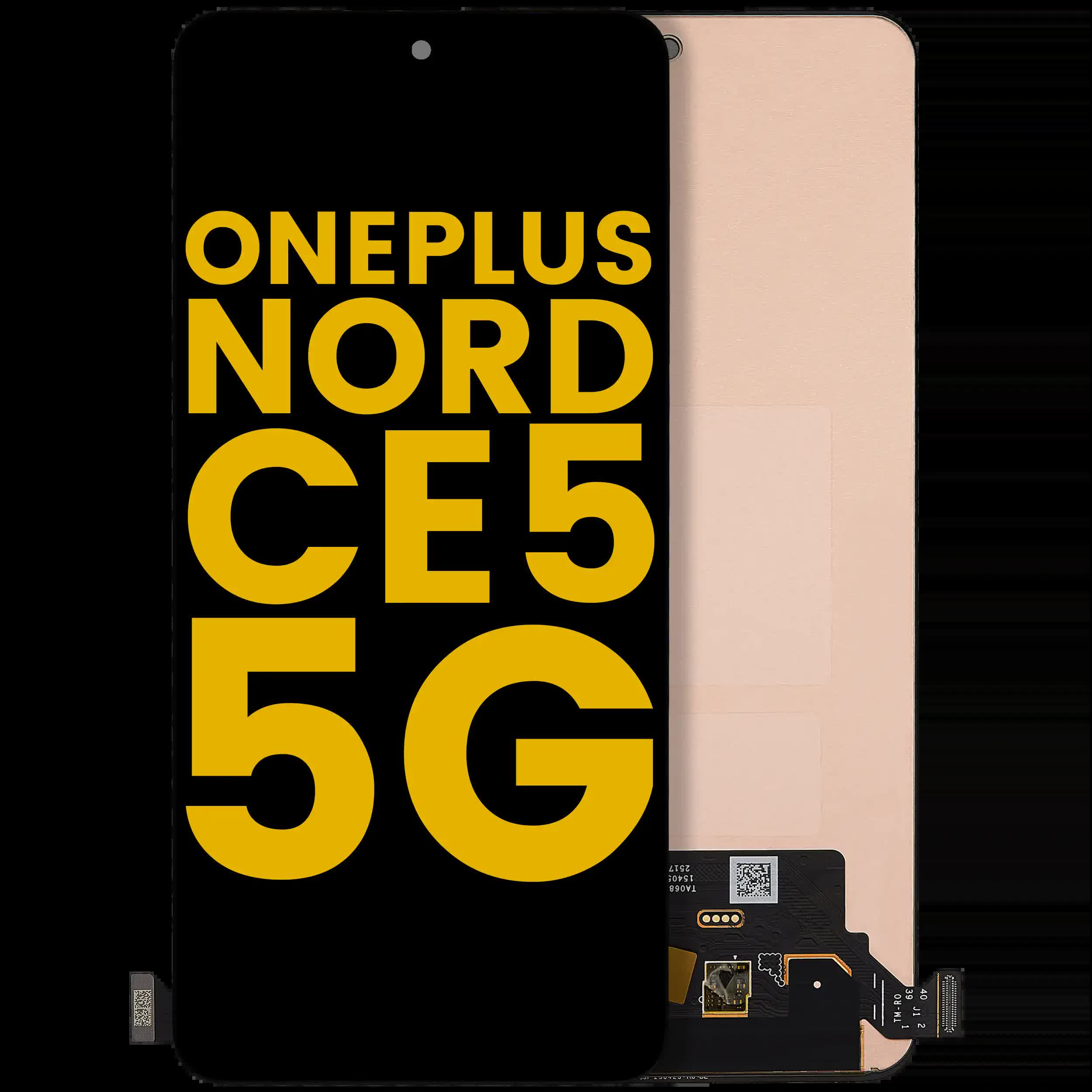 OLED Display ohne Rahmen für OnePlus Nord CE5 5G (professionell aufgearbeitet)