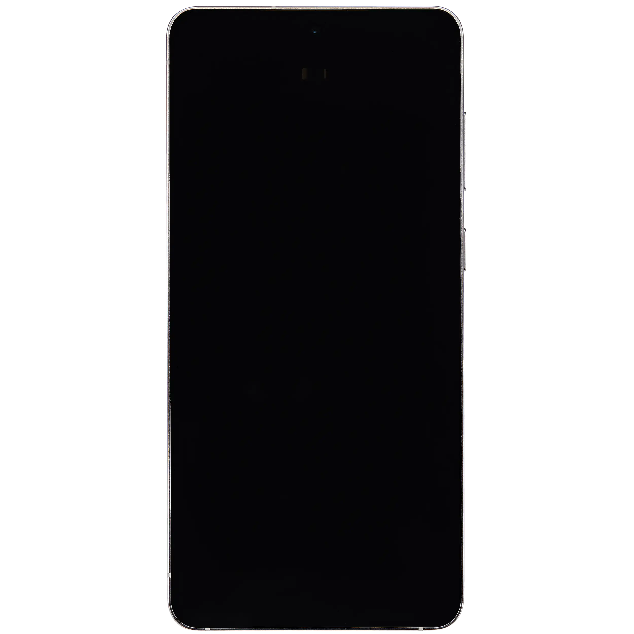OLED Display mit Rahmen für Samsung Galaxy S25 Edge (US & International Version) (Aftermarket Plus) (Titanium Silver) – Bild 3