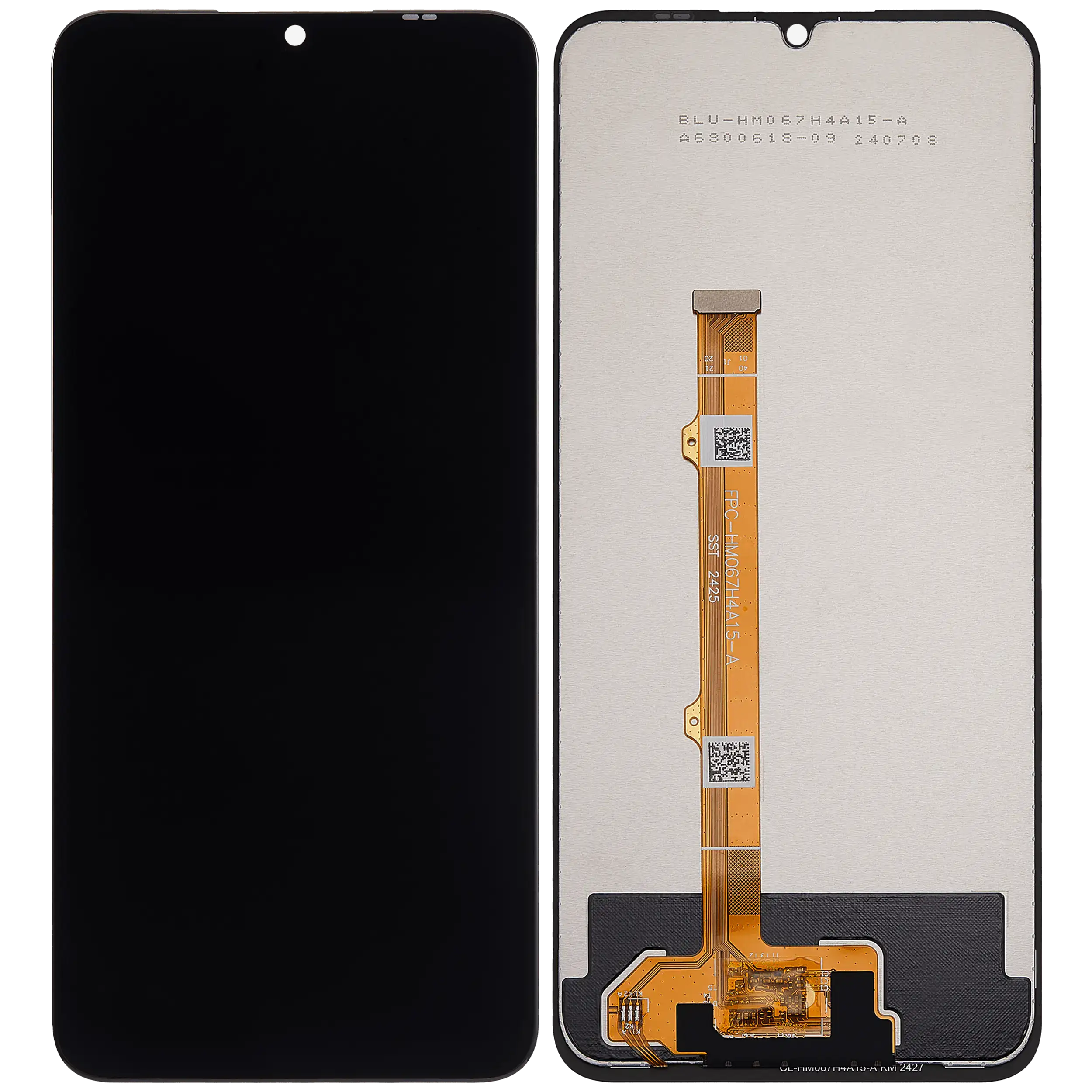LCD Display ohne Rahmen für Cricket Outlast 5G (SN509C) / AT&T Motivate Pro 5G (SN509A) / Cricket Icon 6 (SL219C) / AT&T Verge (SL219A) (Refurbishe – Bild 2