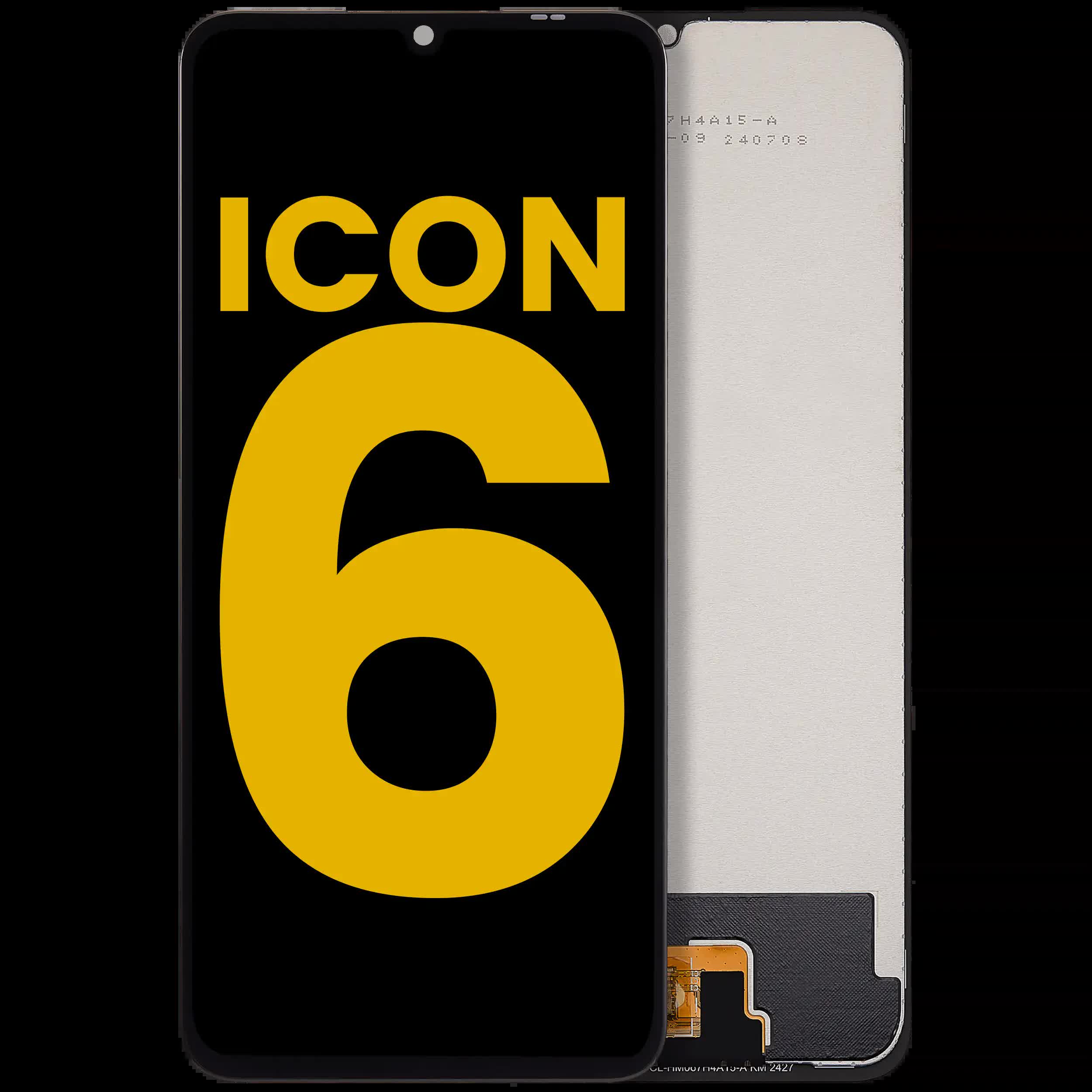 LCD Display ohne Rahmen für Cricket Outlast 5G (SN509C) / AT&T Motivate Pro 5G (SN509A) / Cricket Icon 6 (SL219C) / AT&T Verge (SL219A) (Refurbishe