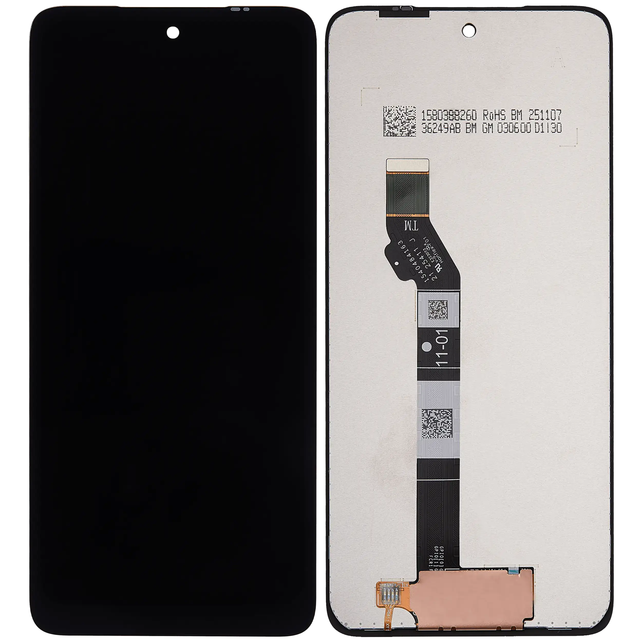 LCD Display ohne Rahmen für Motorola Moto G Play (XT2615 / 2026) / G 5G (XT2613 / 2026) (professionell aufgearbeitet) – Bild 2