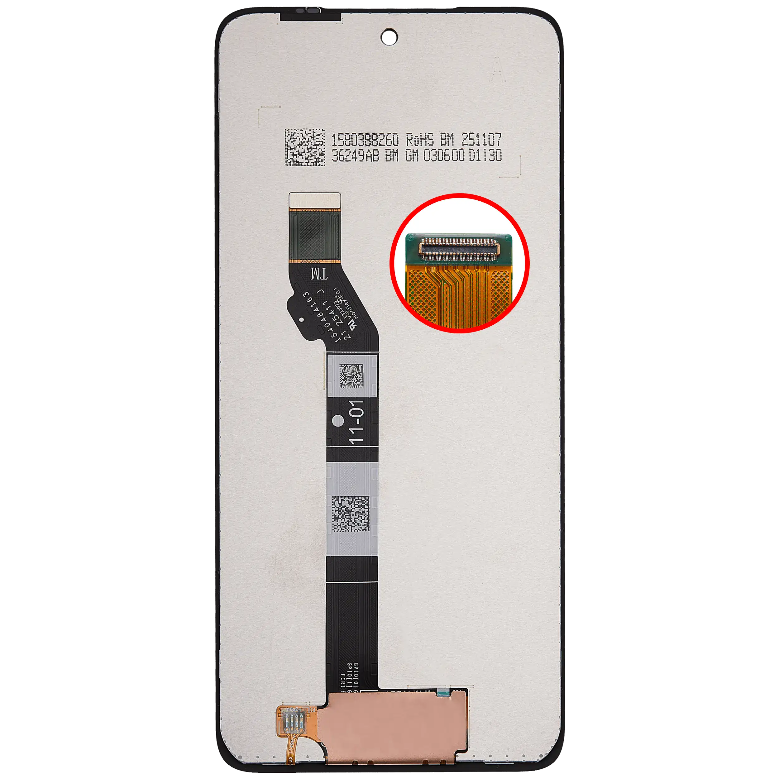 LCD Display ohne Rahmen für Motorola Moto G Play (XT2615 / 2026) / G 5G (XT2613 / 2026) (professionell aufgearbeitet) – Bild 4