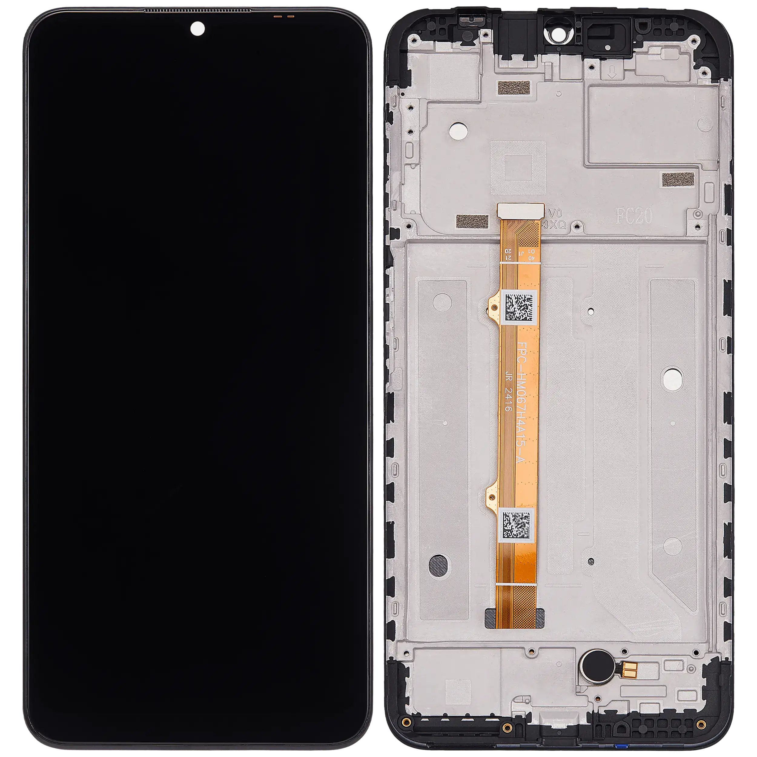 LCD Display mit Rahmen für Cricket Icon 6 / AT&T Verge (SL219A) (professionell aufgearbeitet) – Bild 2