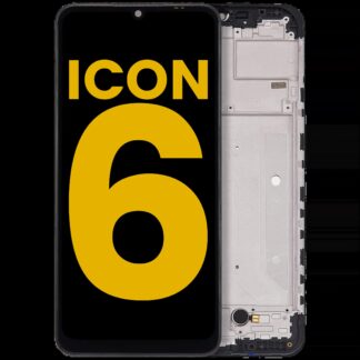 LCD Display mit Rahmen für Cricket Icon 6 / AT&T Verge (SL219A) (professionell aufgearbeitet)