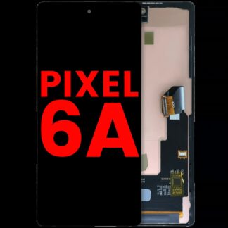 OLED Display mit Rahmen (ohne Fingerprint Sensor) für Google Pixel 6A (Aftermarket Plus)