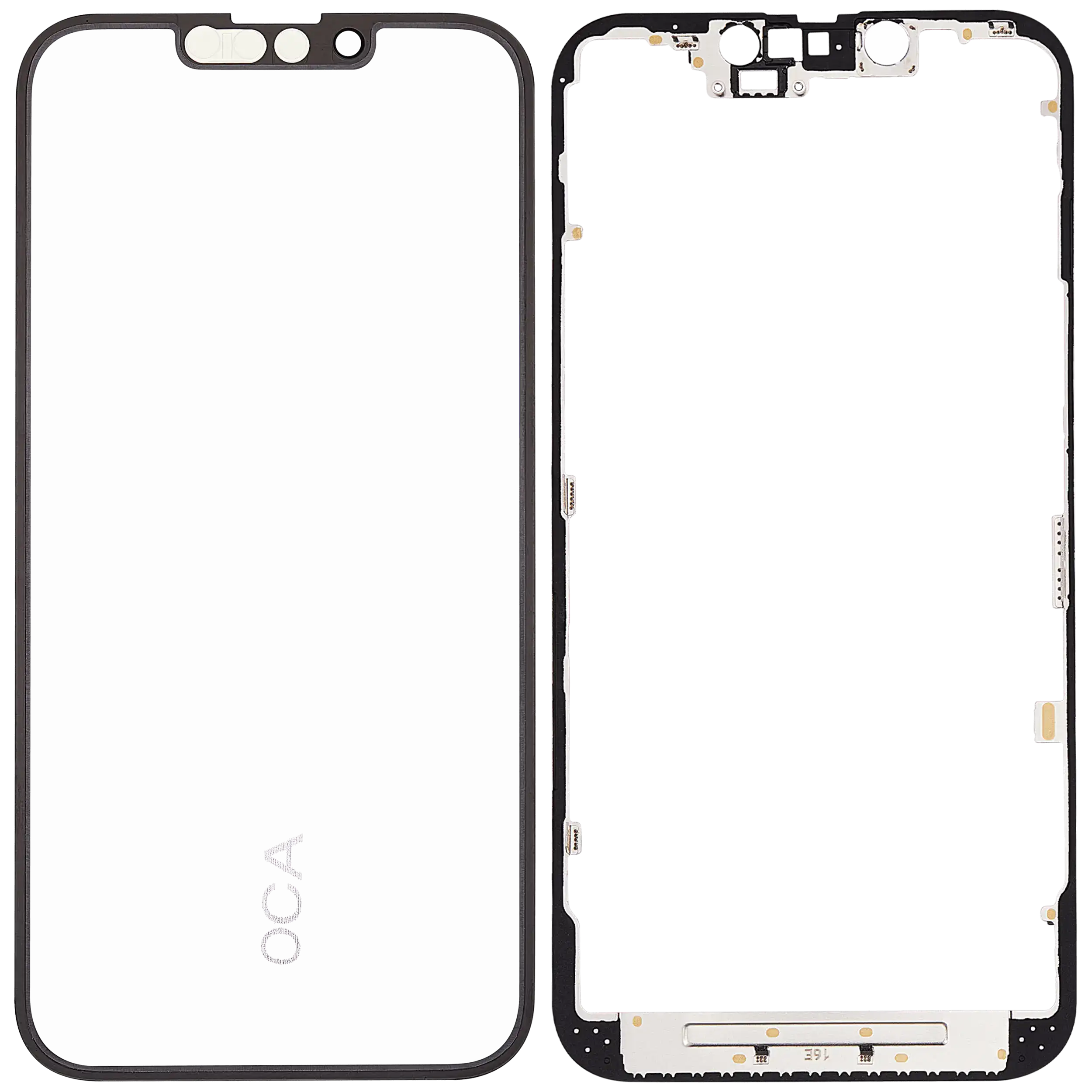 3 in 1 (Glas mit OCA vormontiert + Rahmen) für iPhone 16e / 17e (OCA Master) – Bild 3