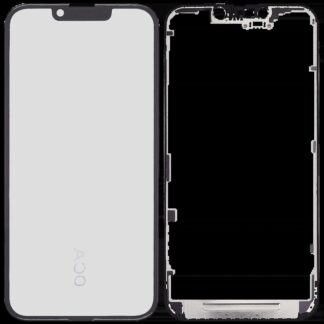 3 in 1 (Glas mit OCA vormontiert + Rahmen) für iPhone 16e / 17e (OCA Master)