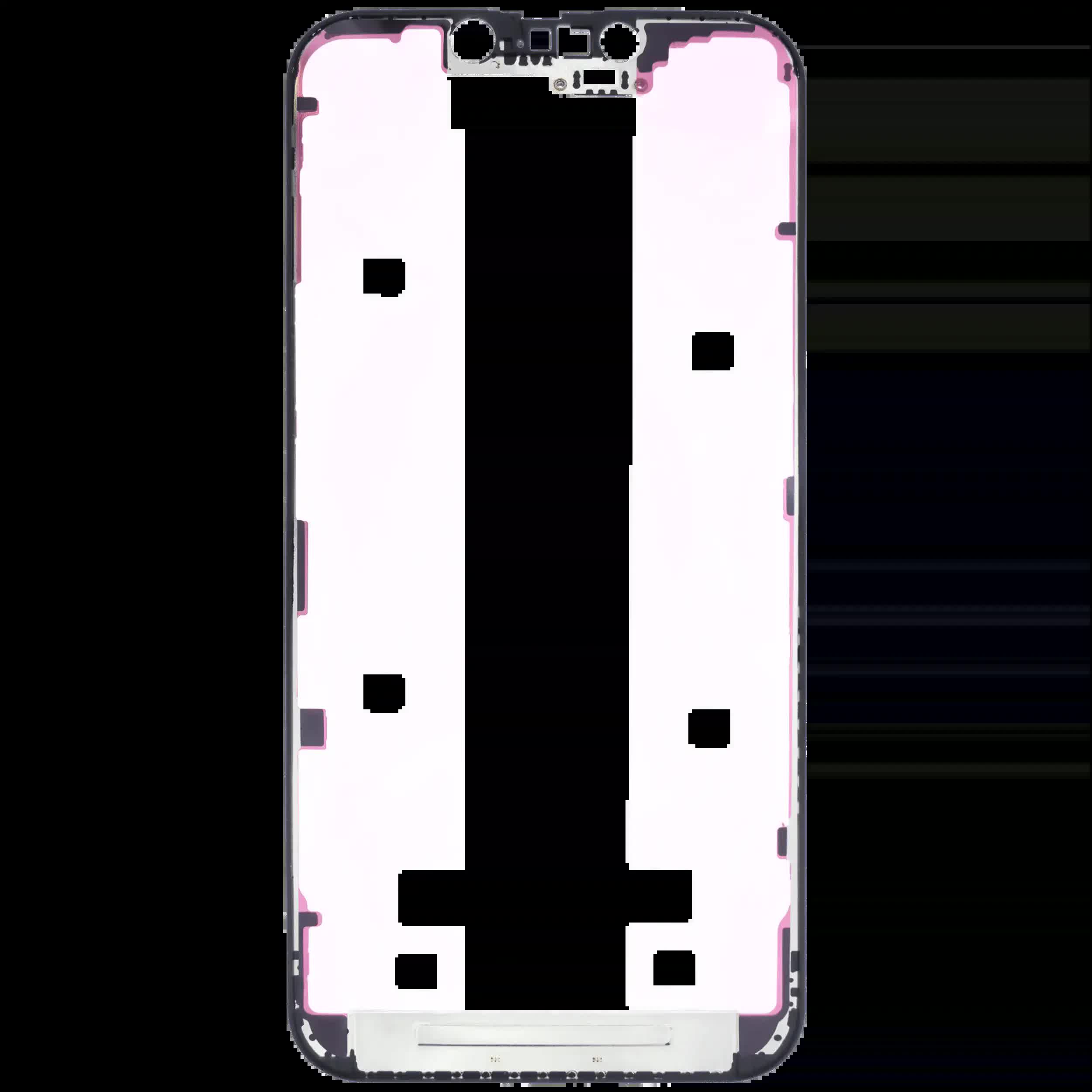 Rahmen einzeln für iPhone 16e / 17e (10er-Pack) (OCA Master)