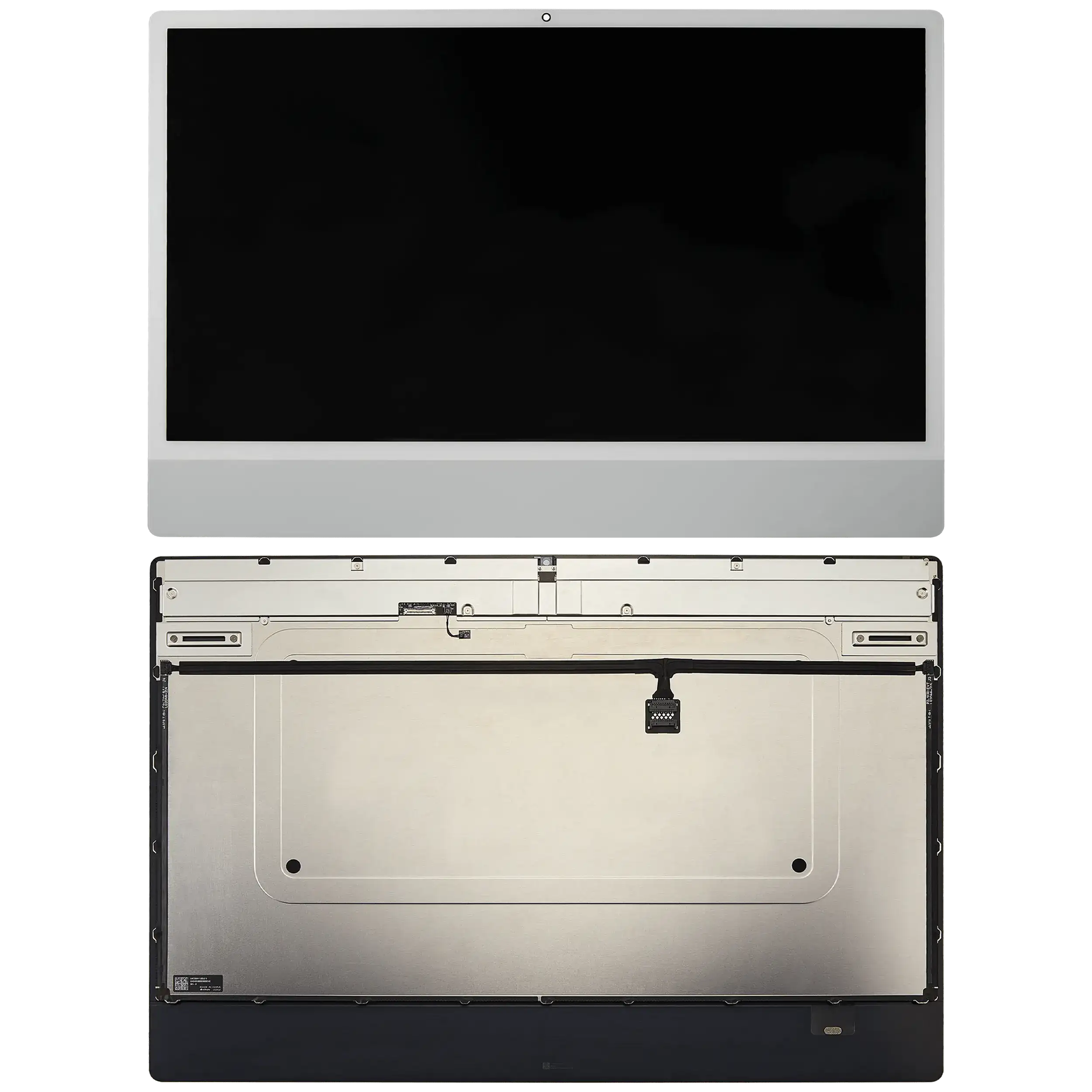 komplette LCD-Displayeinheit für iMac 24" A2873 (2023) A3137 / A3247 (2024) (LG204A-215 LM235UH1 SDD3) (ausgebautes Originalteil: Grade A) (Big Kamera Hole) (Si – Bild 2