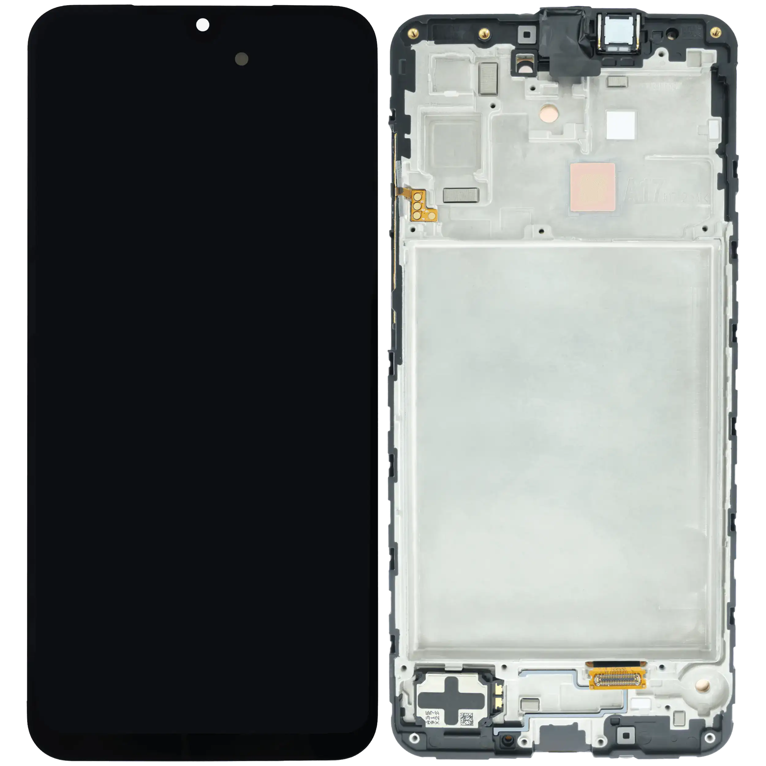 OLED Display mit Rahmen für Samsung Galaxy A17 5G (A176 / 2025) (professionell aufgearbeitet) – Bild 2