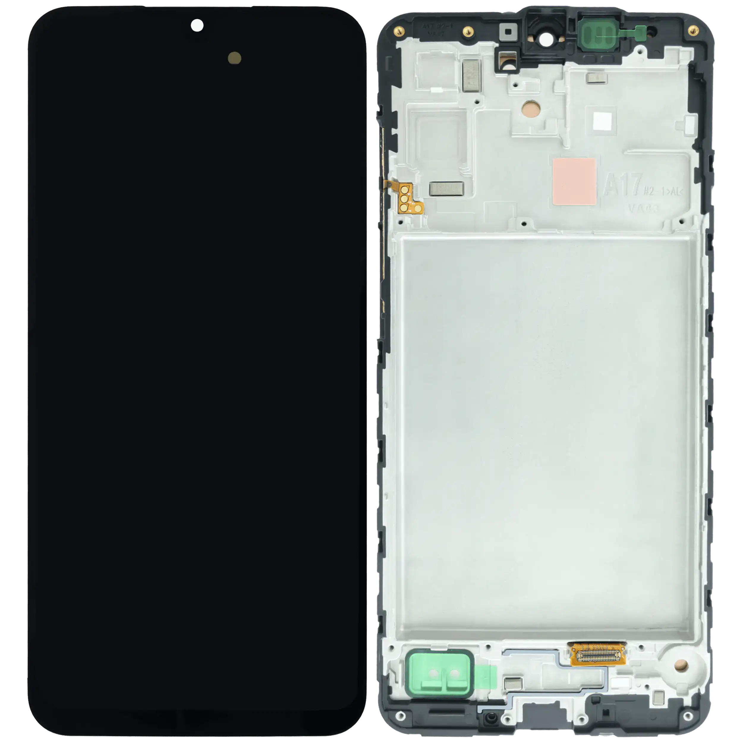 OLED Display mit Rahmen für Samsung Galaxy A17 5G (A176 / 2025) (Aftermarket Plus) – Bild 2