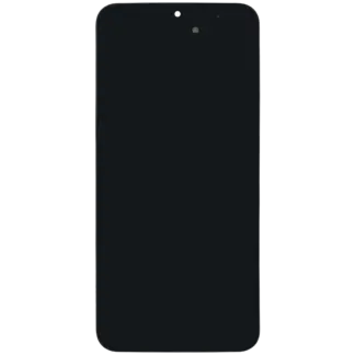 OLED Display mit Rahmen für Samsung Galaxy A26 5G (A266 / 2025) (Aftermarket Plus) (Black (Schwarz))
