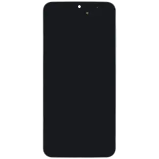 OLED Display mit Rahmen für Samsung Galaxy A26 5G (A266 / 2025) (Aftermarket Plus) (White (Weiß))
