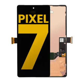 OLED Display mit Rahmen (ohne Fingerprint Sensor) für Google Pixel 7 (Aftermarket Plus)