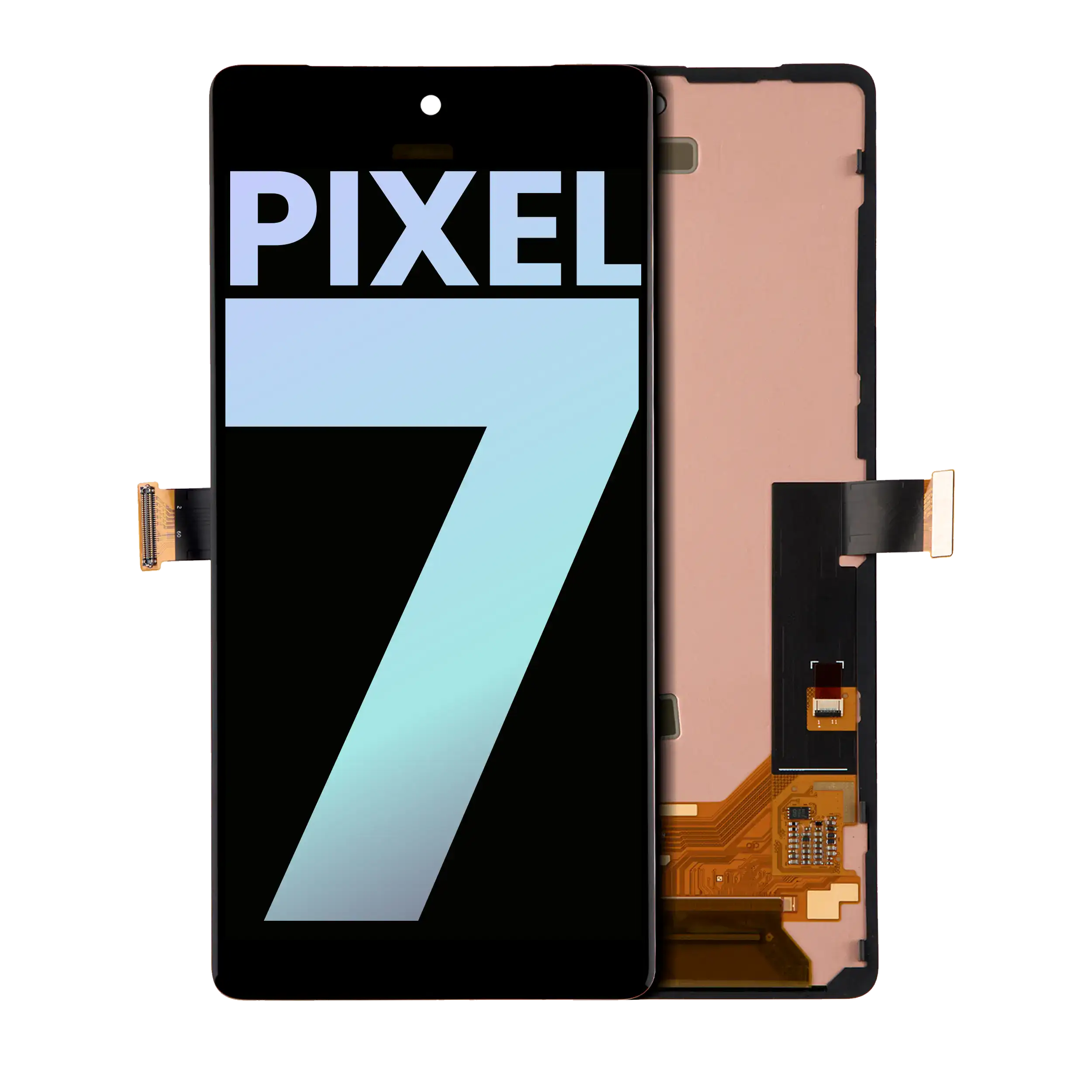 OLED Display mit Rahmen (ohne Fingerprint Sensor) für Google Pixel 7 (Aftermarket Plus) – Bild 4