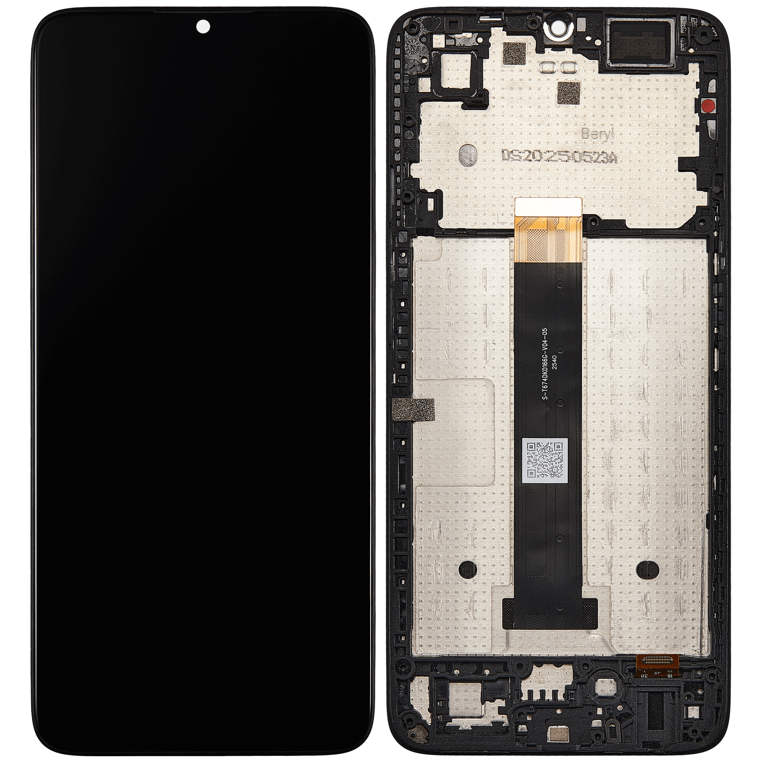 LCD Display mit Rahmen für TCL K33 (professionell aufgearbeitet) – Bild 2