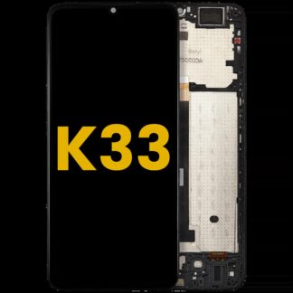 LCD Display mit Rahmen für TCL K33 (professionell aufgearbeitet)