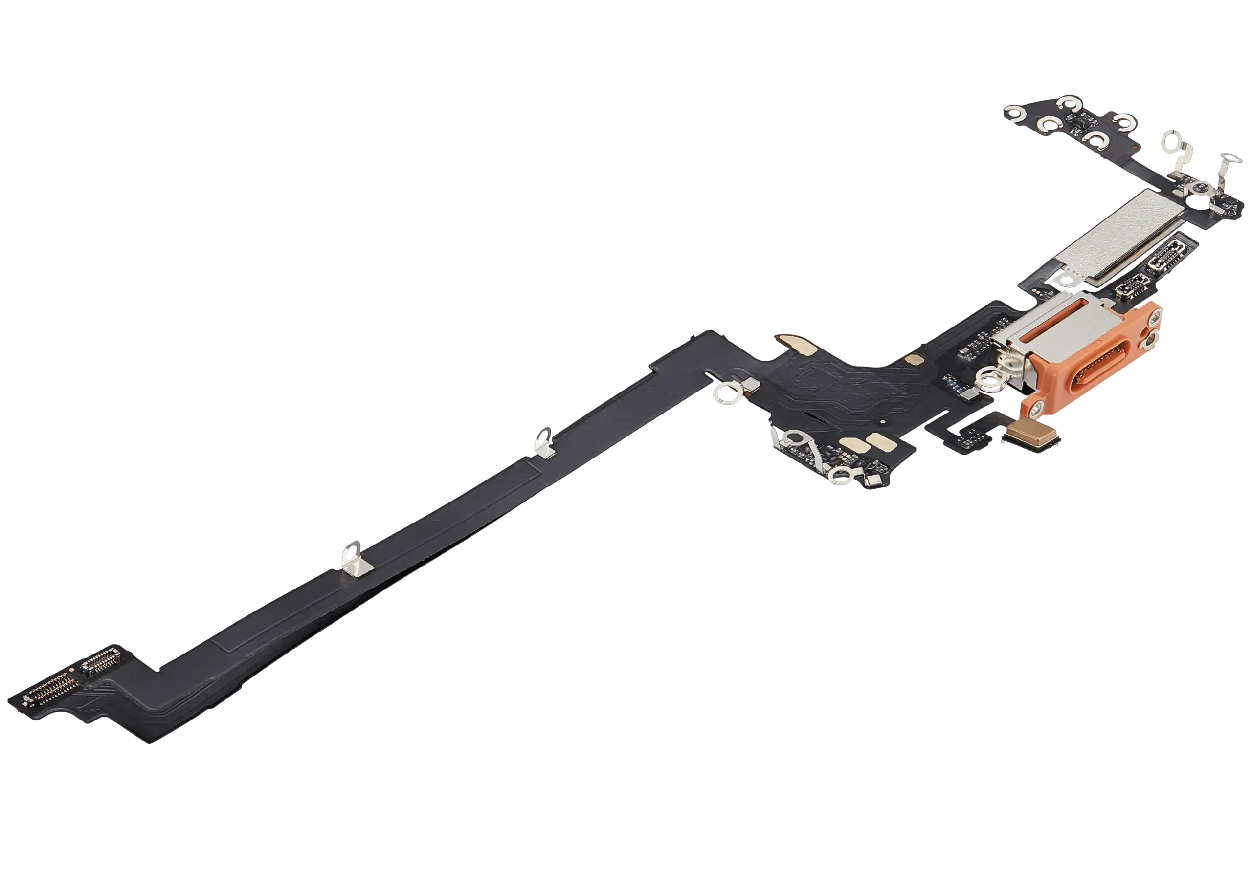 Ladebuchse Flexkabel für iPhone 17 Pro (Aftermarket Plus) (US-Version) (Cosmic Orange) – Bild 4