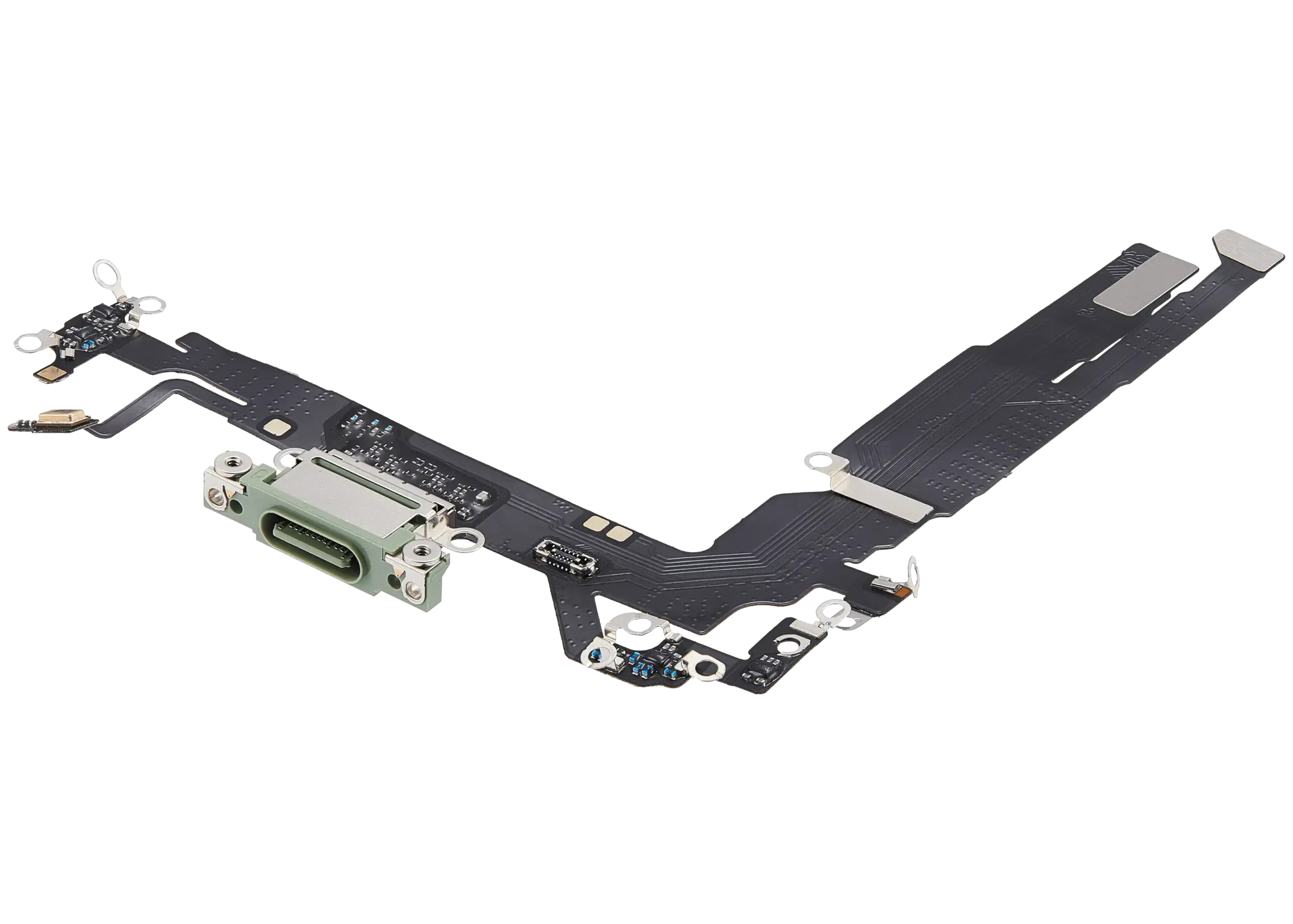 Ladebuchse Flexkabel für iPhone 17 (Aftermarket Plus) (Sage) – Bild 4