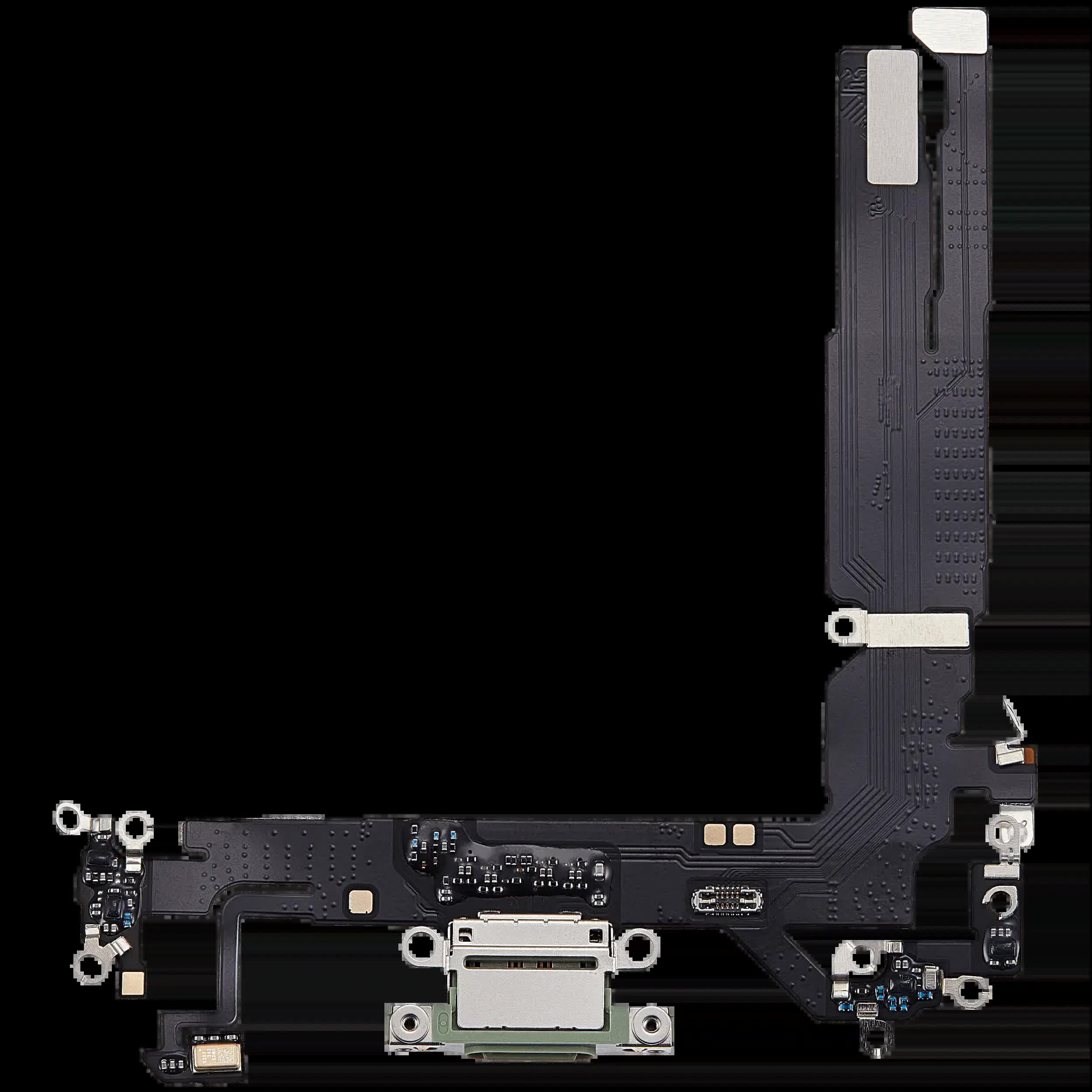Ladebuchse Flexkabel für iPhone 17 (Aftermarket Plus) (Sage)