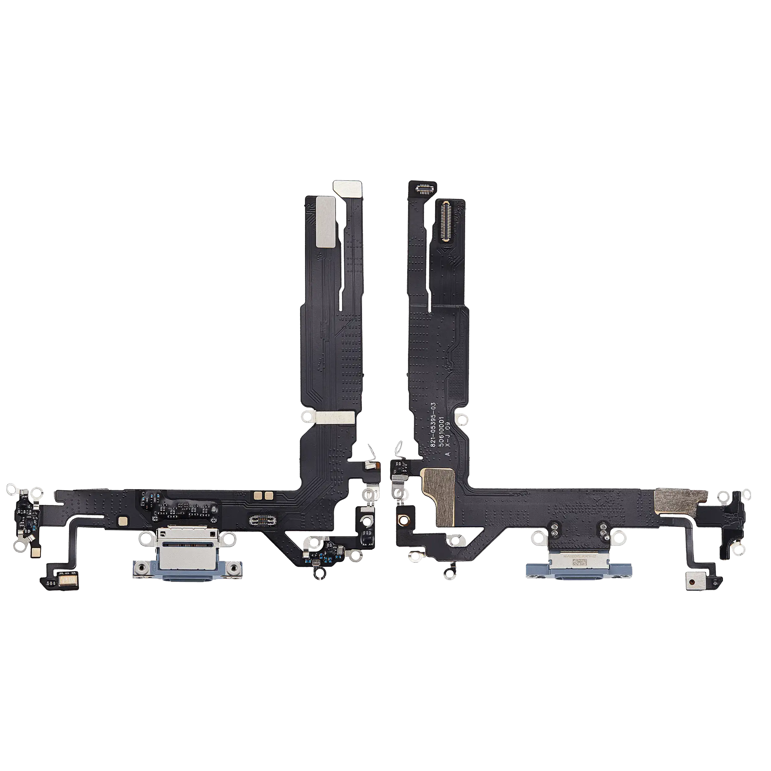 Ladebuchse Flexkabel für iPhone 17 (Aftermarket Plus) (Mist Blue) – Bild 2