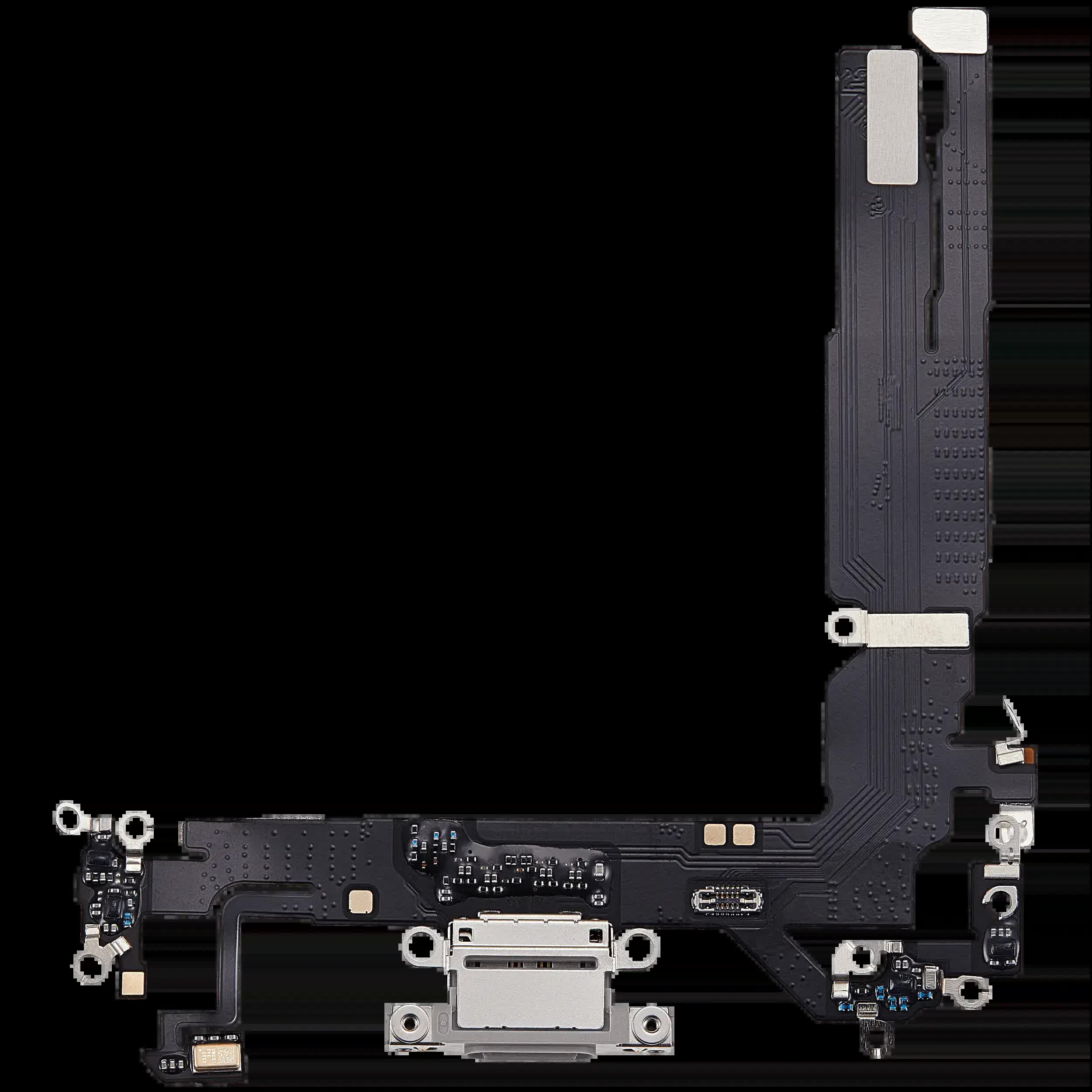 Ladebuchse Flexkabel für iPhone 17 (Aftermarket Plus) (White (Weiß))
