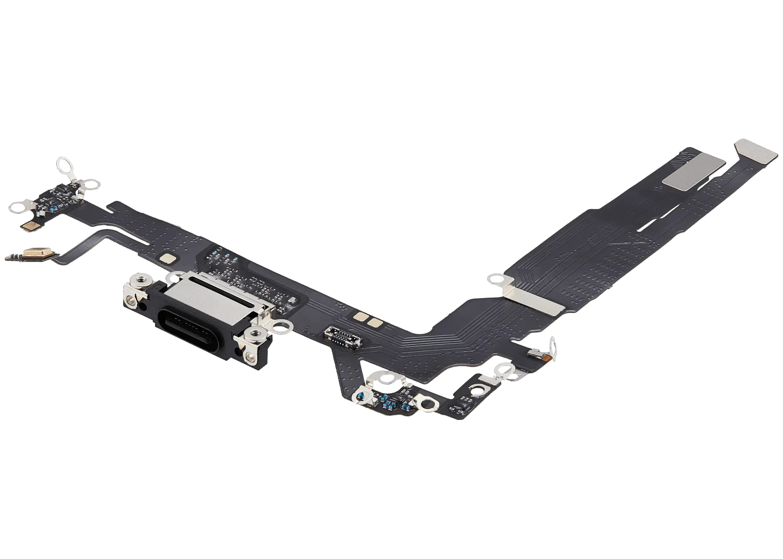 Ladebuchse Flexkabel für iPhone 17 (Aftermarket Plus) (Black (Schwarz)) – Bild 4